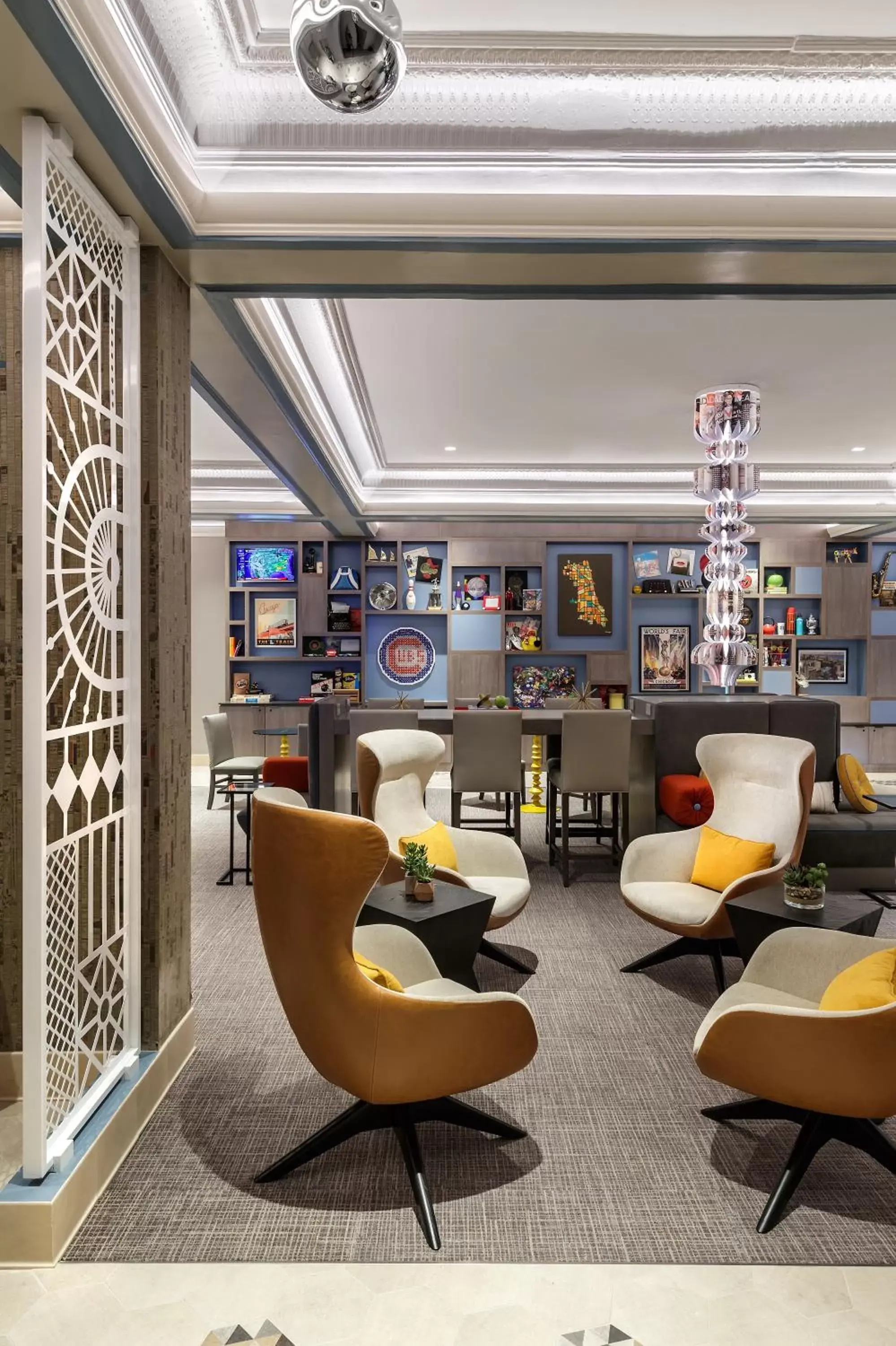 Lobby or reception in Hotel Versey Chicago Lincoln Park Lobby or reception in Hotel Versey Chicago Lincoln Park