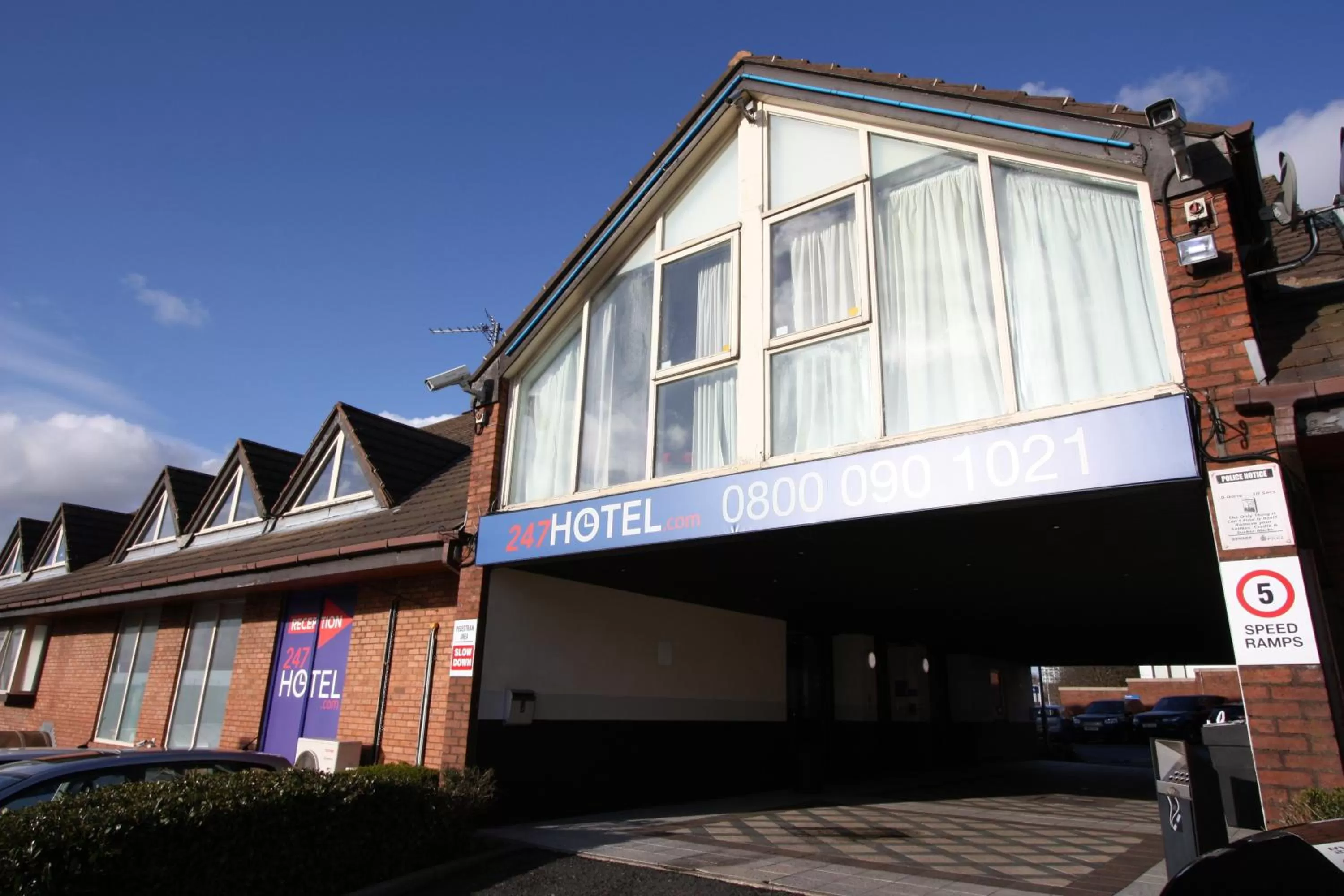 Facade/entrance in 247Hotel