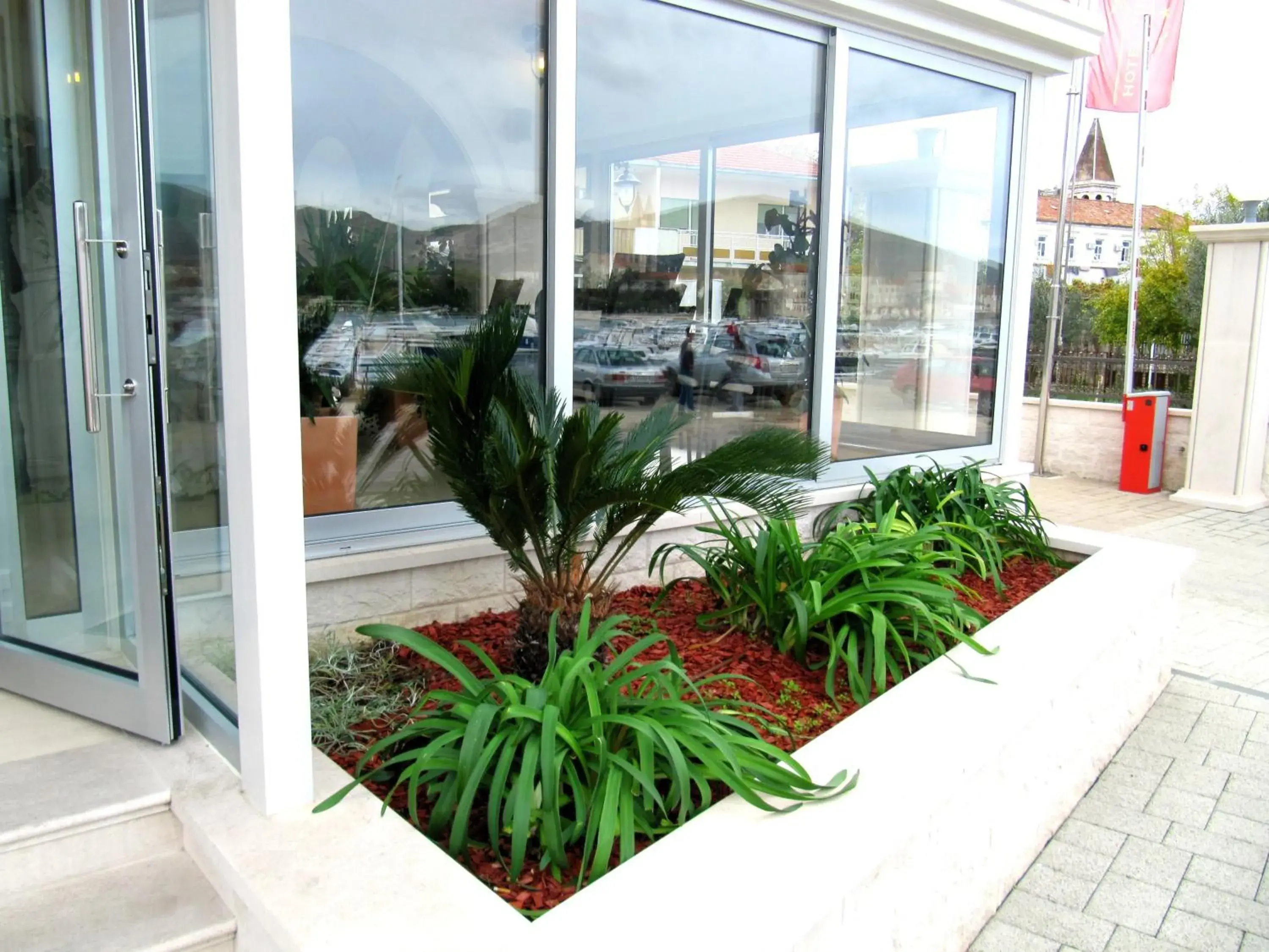 Facade/entrance in Hotel Trogir Palace