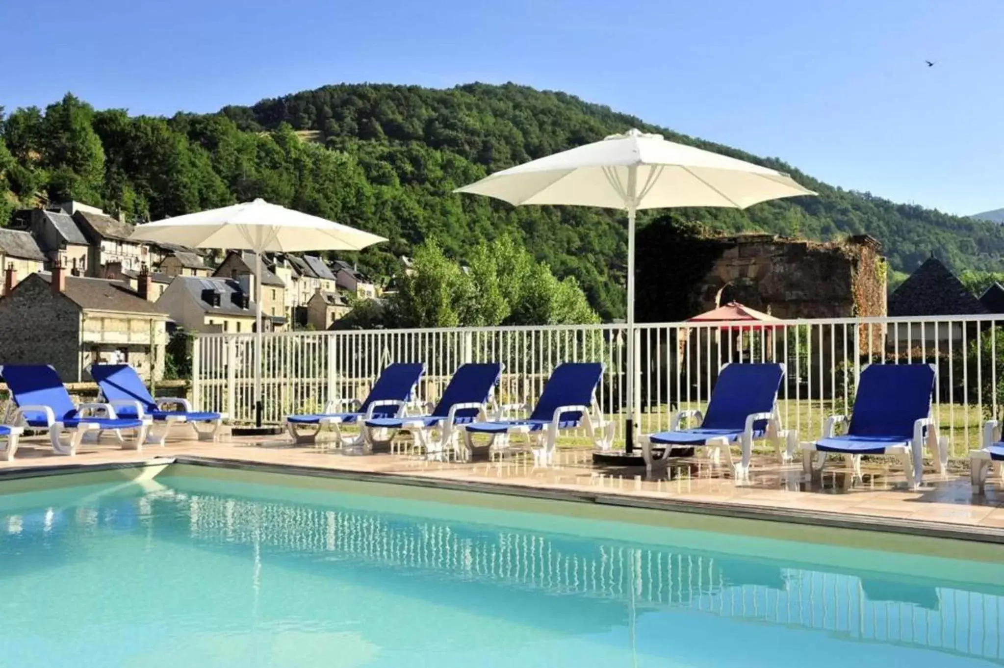 Pool view, Swimming Pool in Chateau Ricard