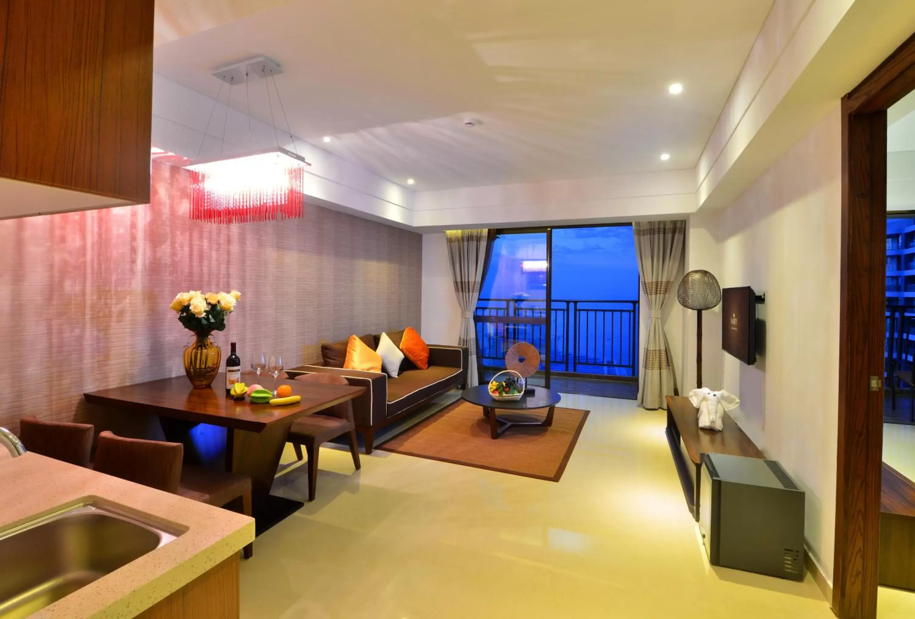 Living room in Barry Boutique Hotel Sanya