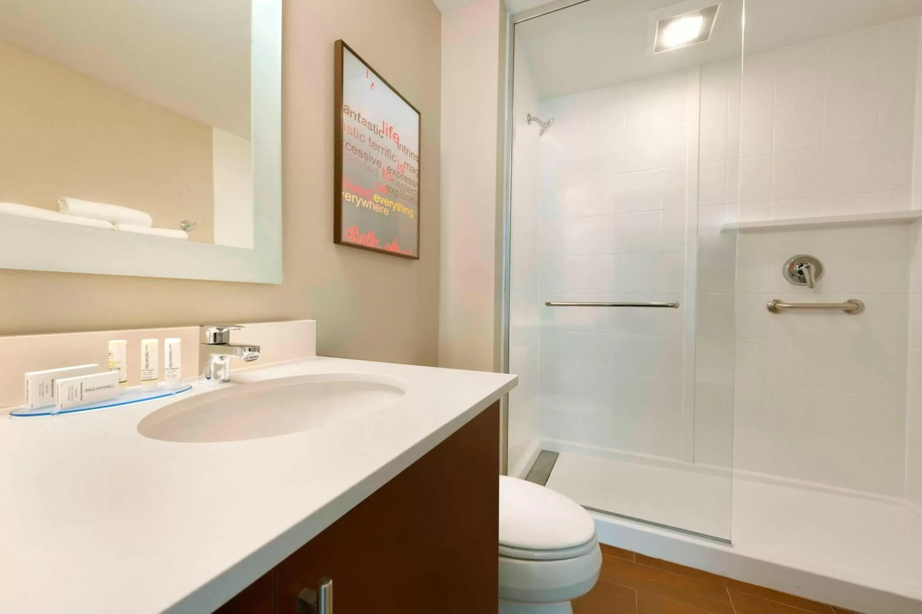 Bathroom in TownePlace Suites by Marriott Pittsburgh Airport/Robinson Township