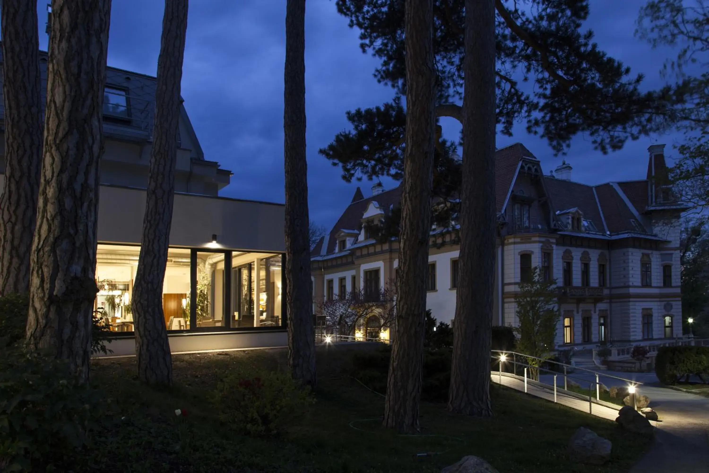 Night, Property Building in Seminarhotel Springer Schlössl