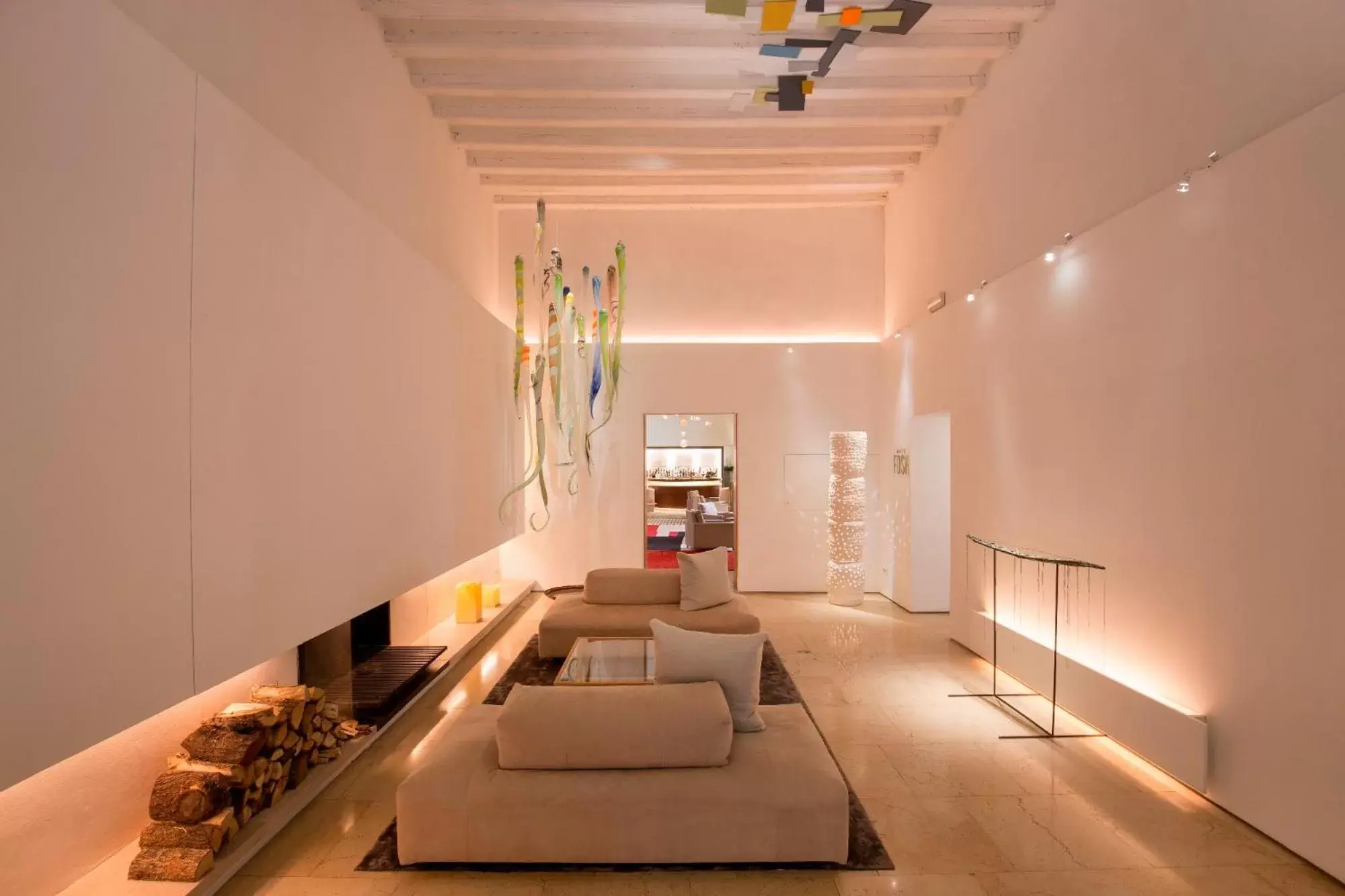 Lobby or reception, Bed in Convent de la Missio - Grand Luxury Boutique hotel, Adults Only Lobby or reception, Bed in Convent de la Missio - Grand Luxury Boutique hotel, Adults Only