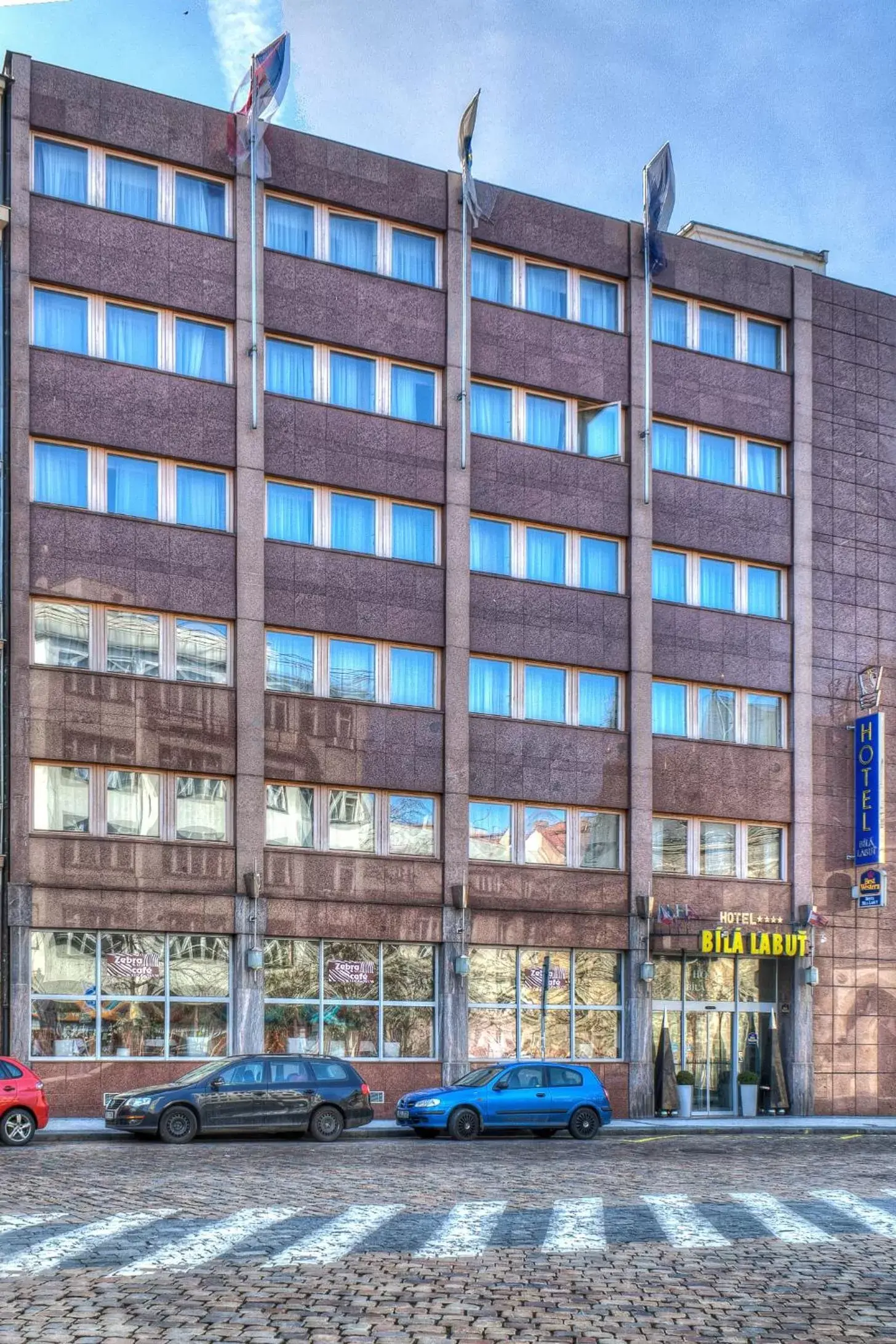 Facade/entrance, Property Building in Luxury Family Hotel Bílá Labuť