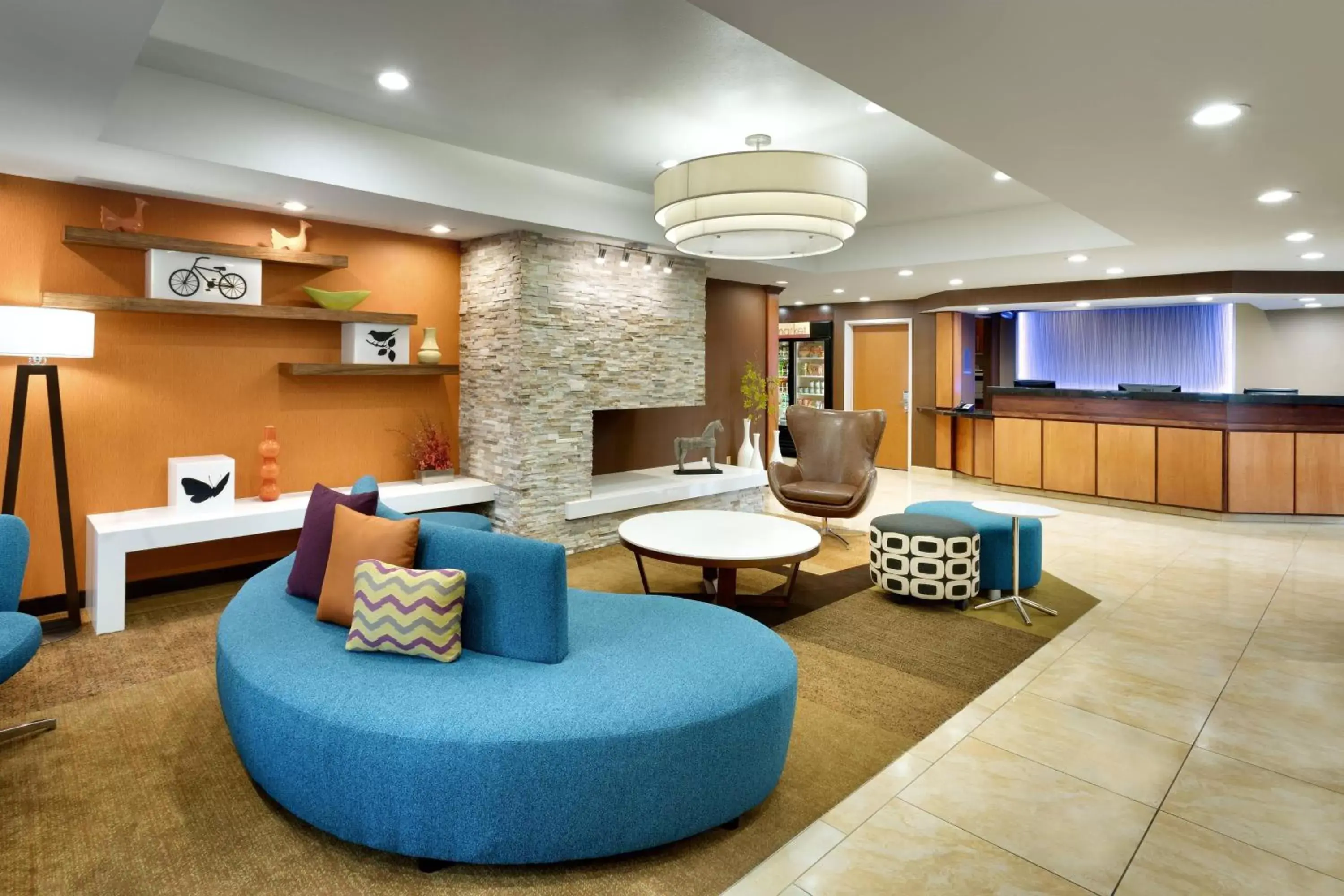 Lobby or reception in Fairfield Inn & Suites Salt Lake City Airport