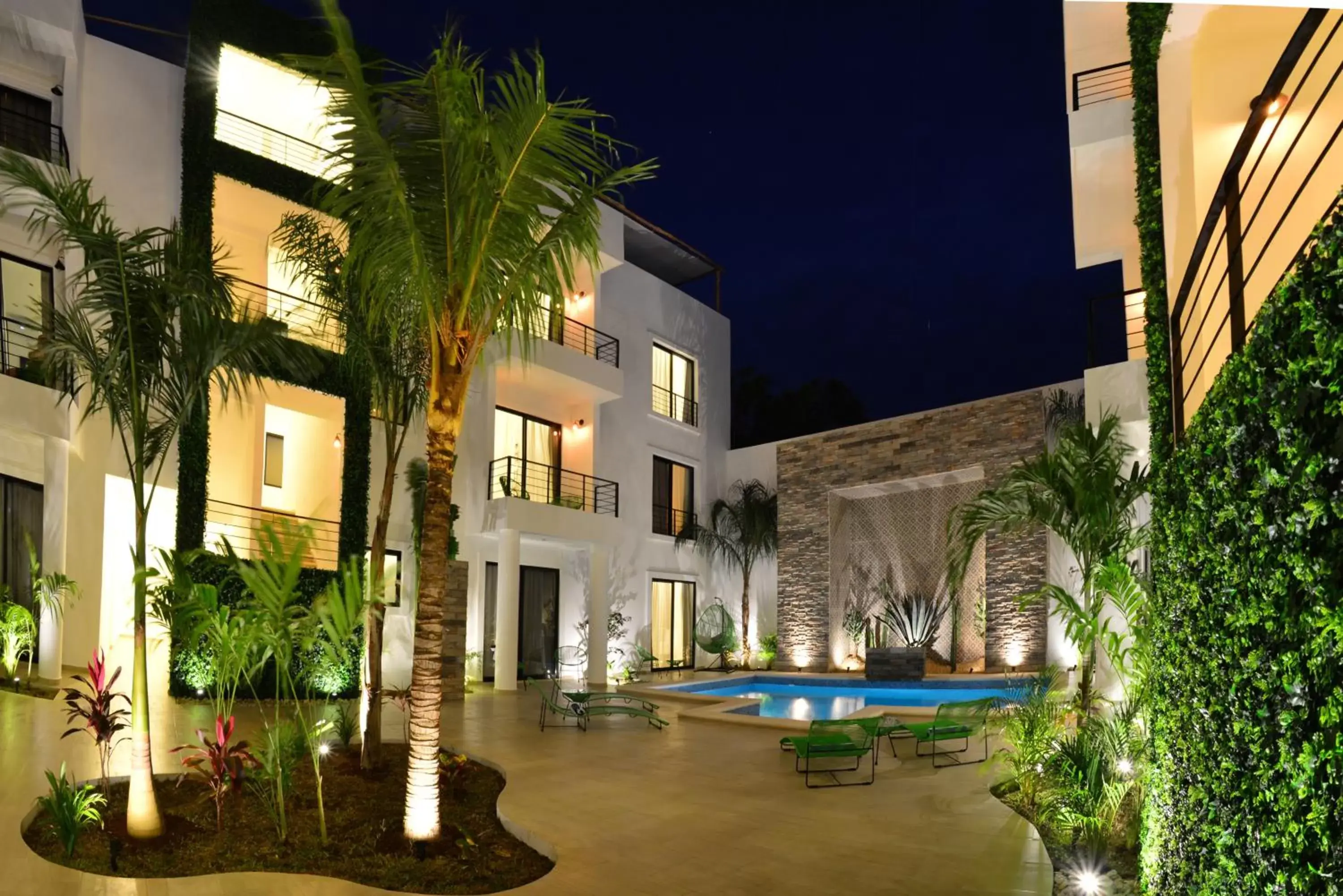 Property building, Swimming Pool in Elements Tulum Boutique Hotel