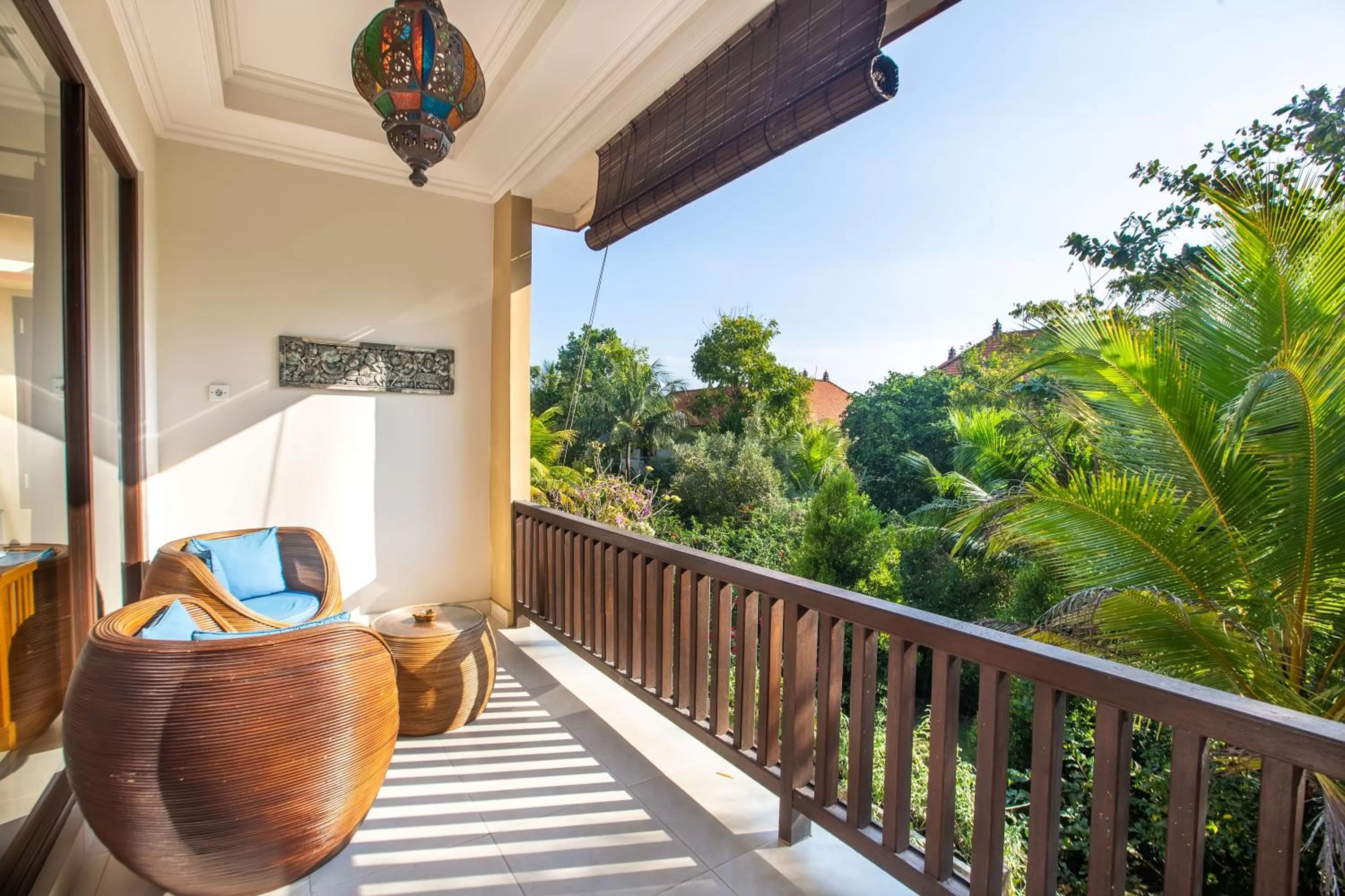 Balcony/Terrace in Green Field Hotel and Restaurant