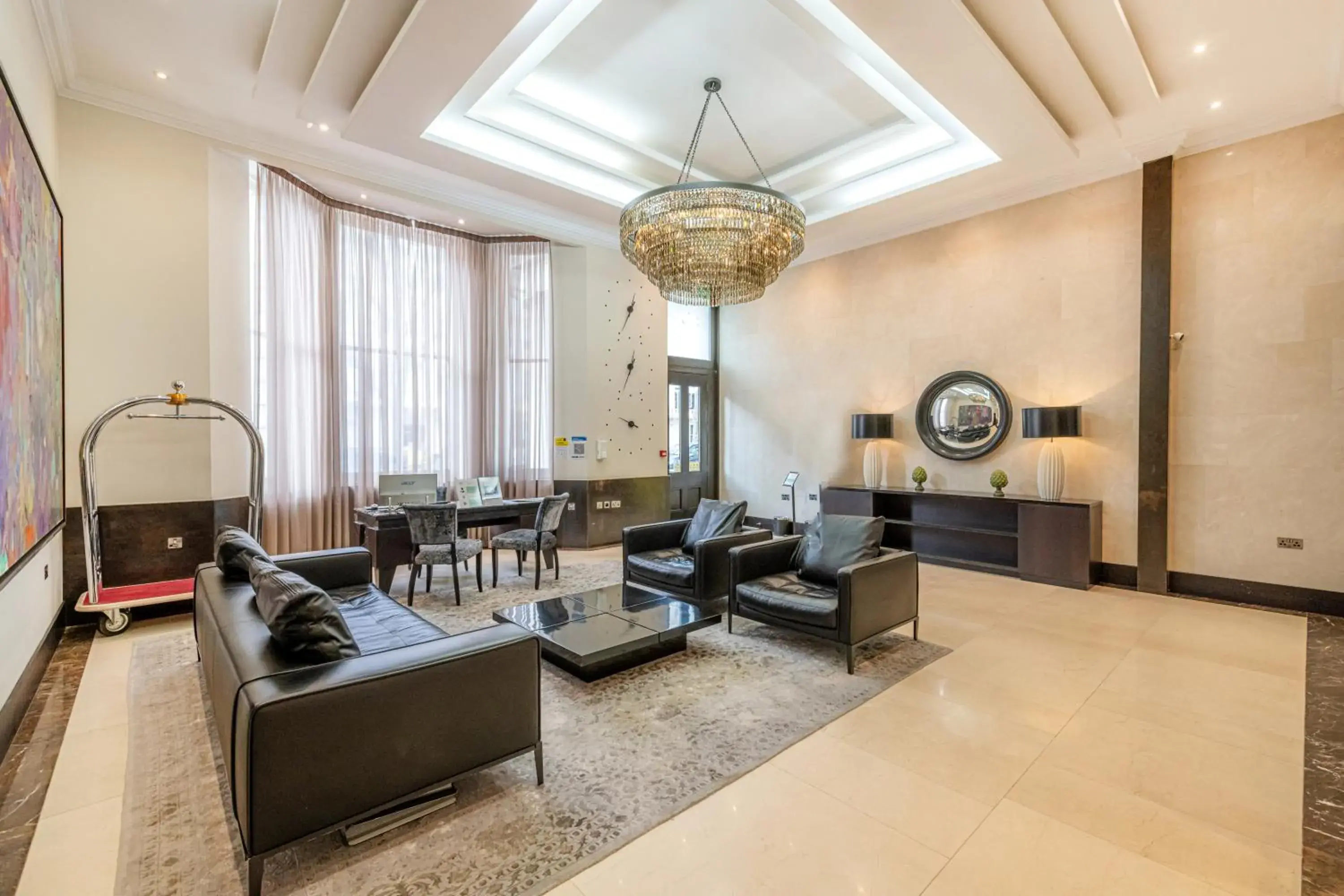 Lobby or reception in 130 Queen's Gate Apartments Lobby or reception in 130 Queen's Gate Apartments