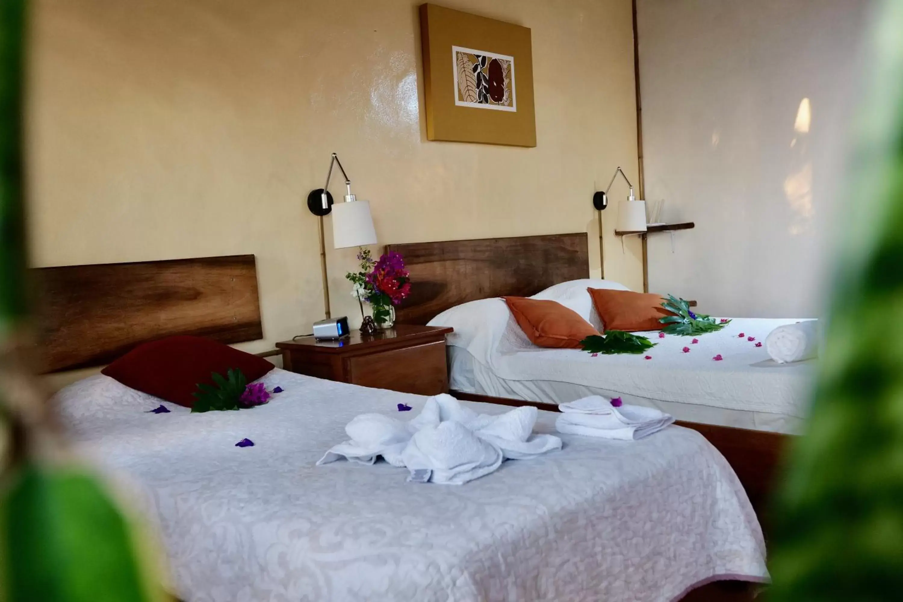 Bed in El Mirador Glamping & Apartments & Woodhouse & Swimingpool