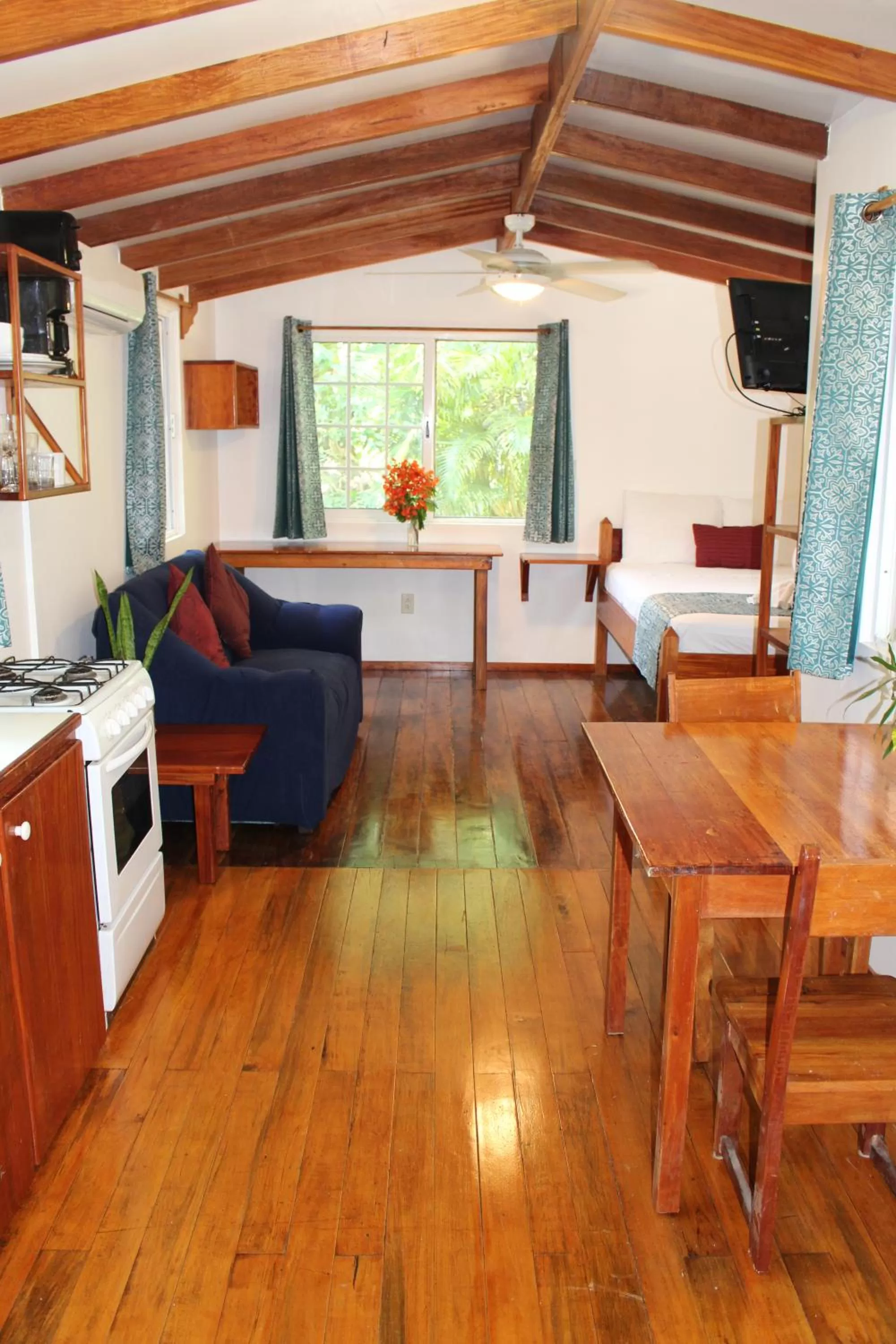 Seating area in Placencia Villas
