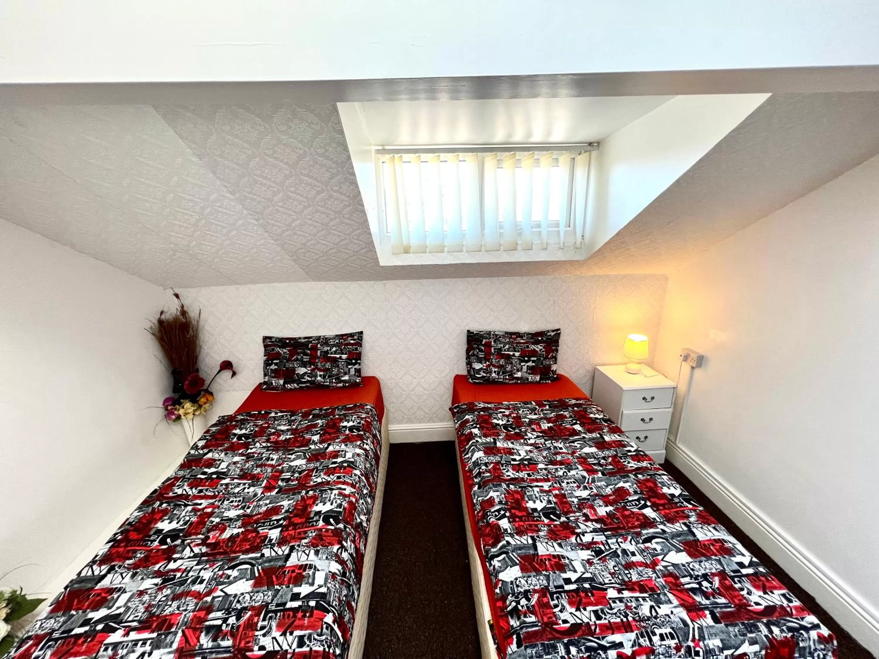 Bed in Blackpool Central Hotel