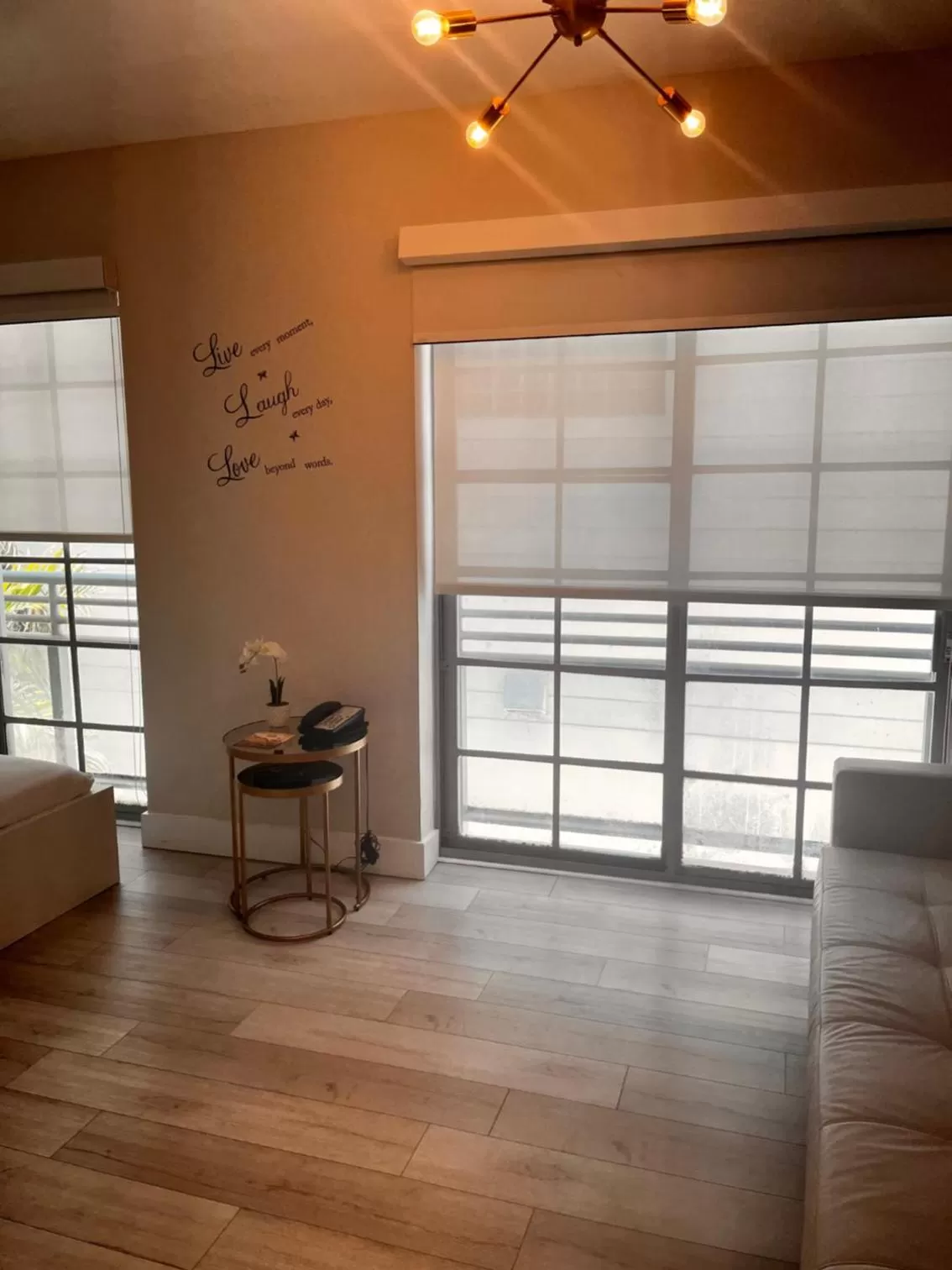 Living room in Suites at The Strand on Ocean Drive