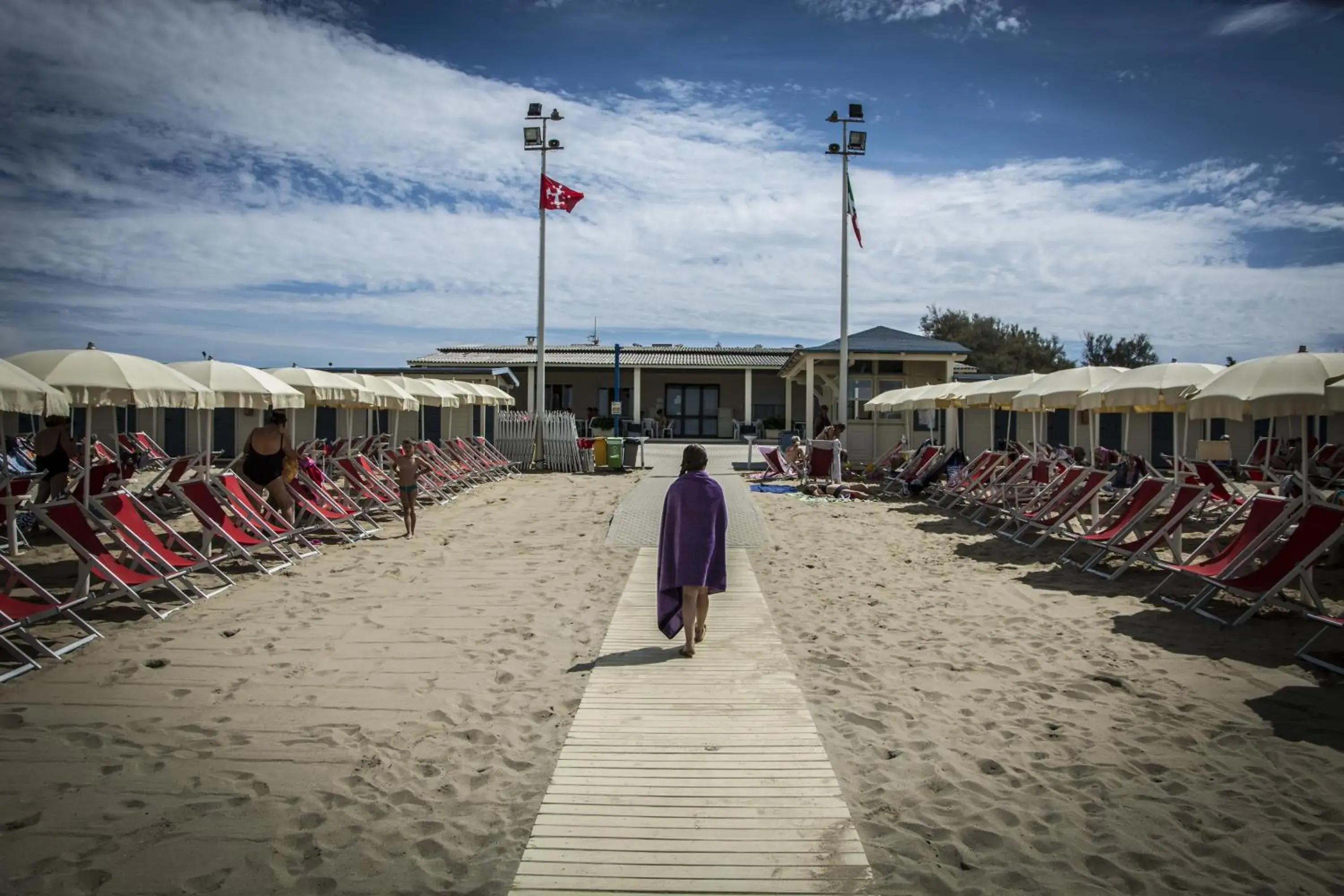 Beach in Hotel Riviera Blu