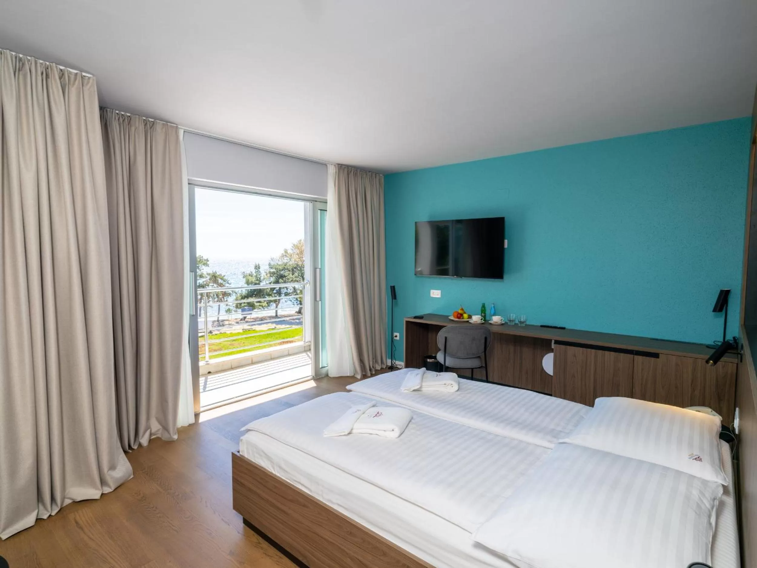 Bed in Hotel Villa Rosetta