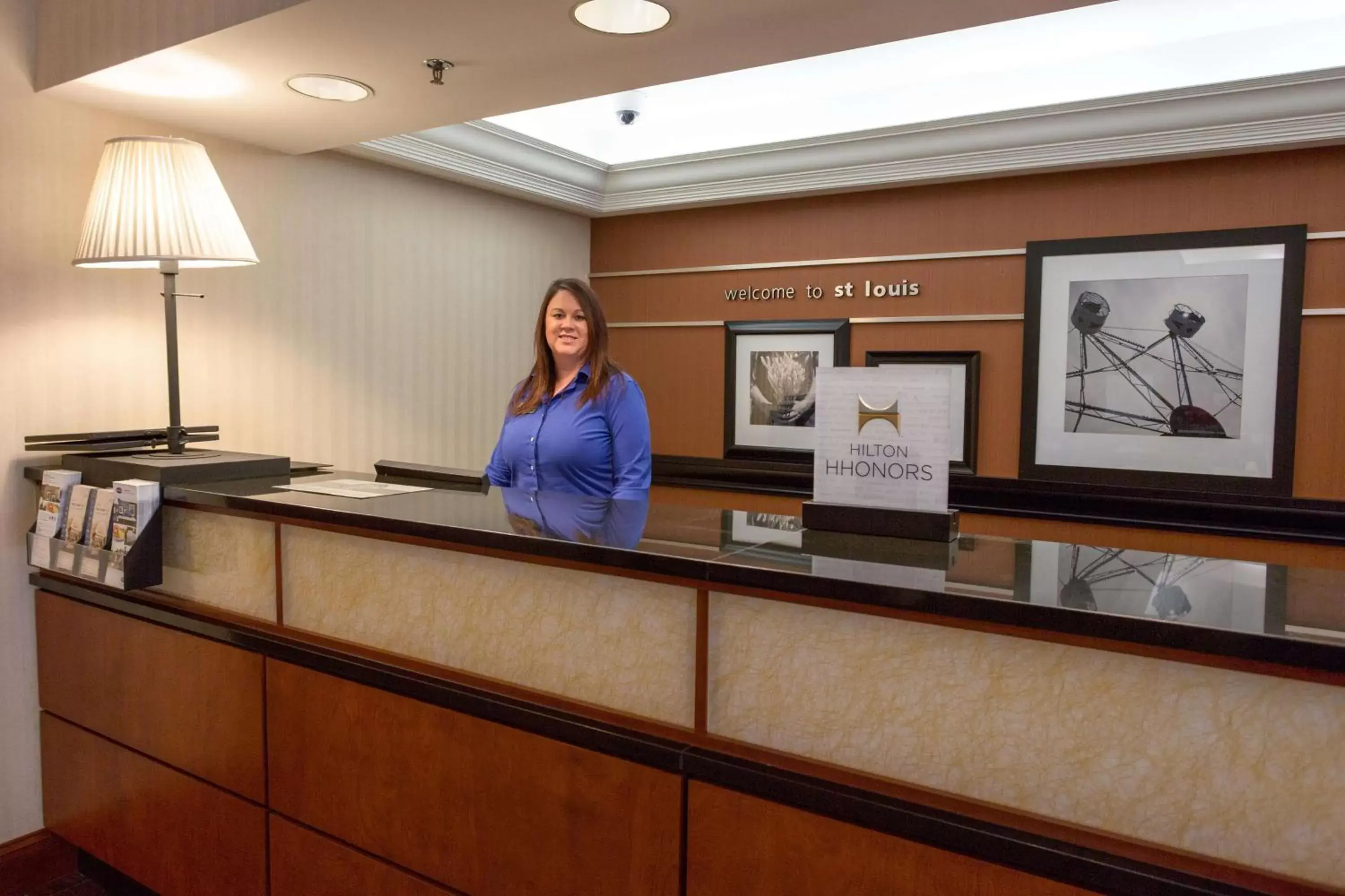 Lobby or reception in Hampton Inn St. Louis Southwest Lobby or reception in Hampton Inn St. Louis Southwest