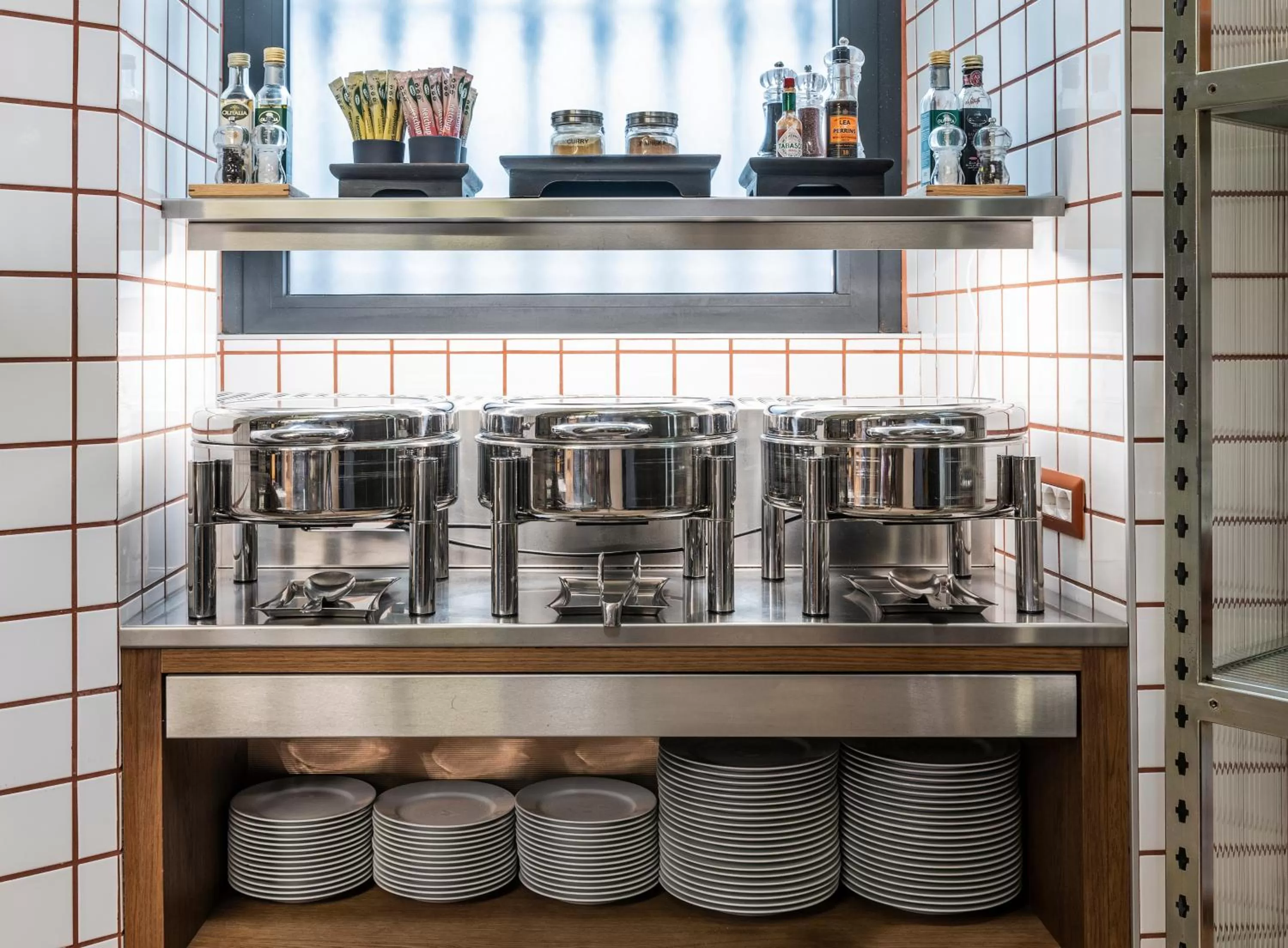 Buffet breakfast in Room Mate Collection Giulia, Milan