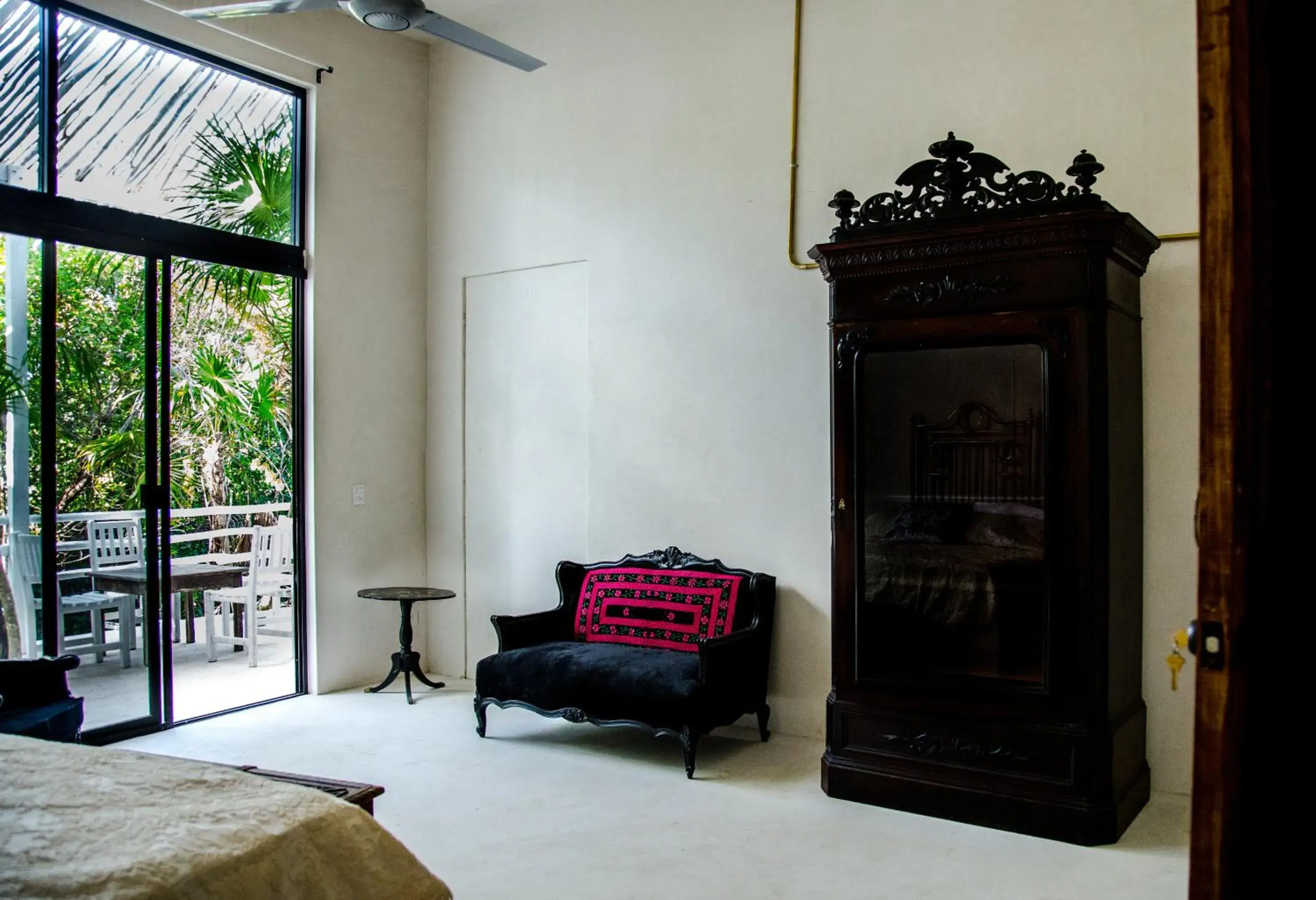 Balcony/Terrace, Seating Area in Casa Ambar Tulum - Great location and access to a Private Cenote & Beach 2 Km Away - Adults Only