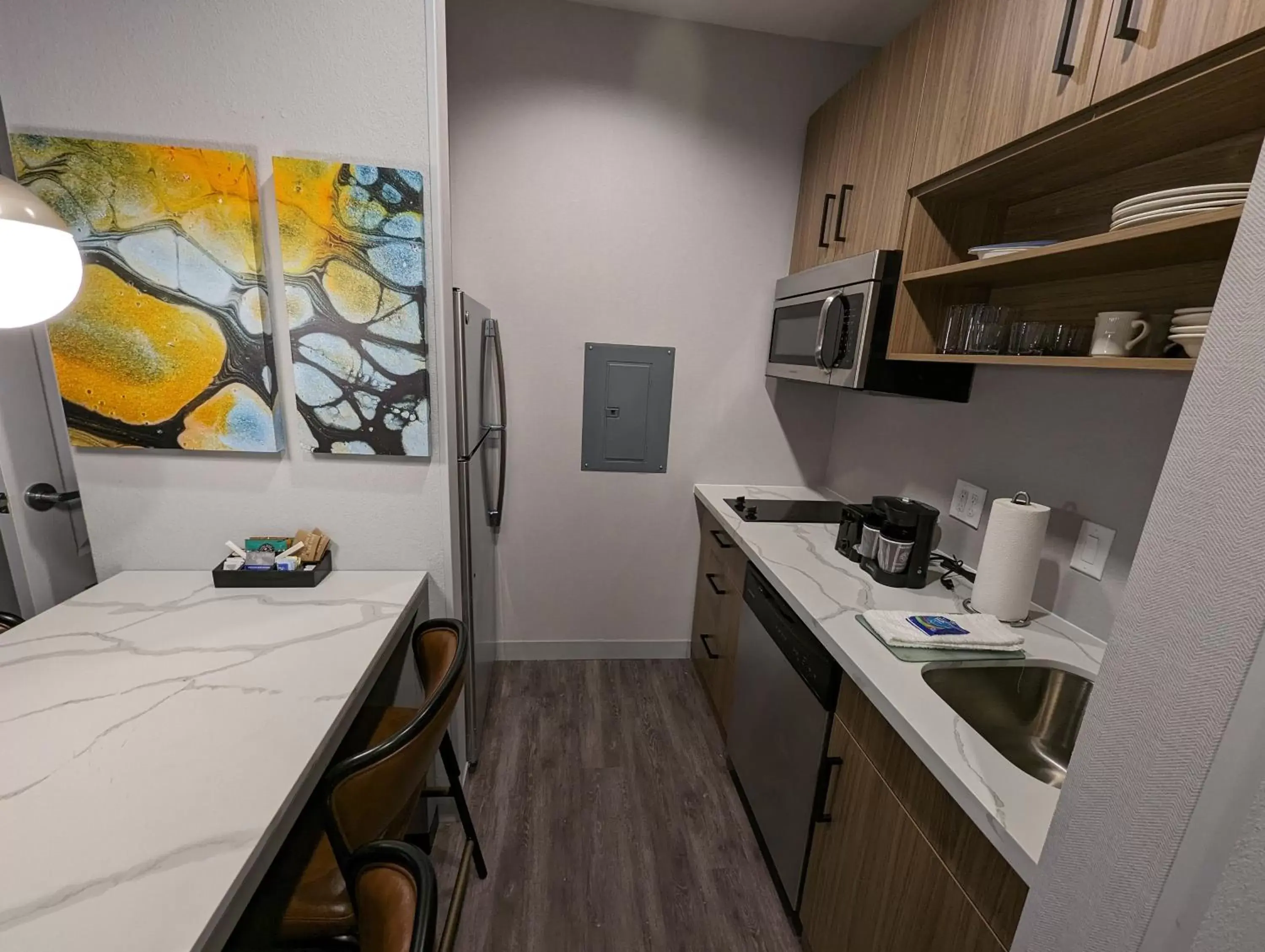 Kitchen/Kitchenette in Homewood Suites Beaumont