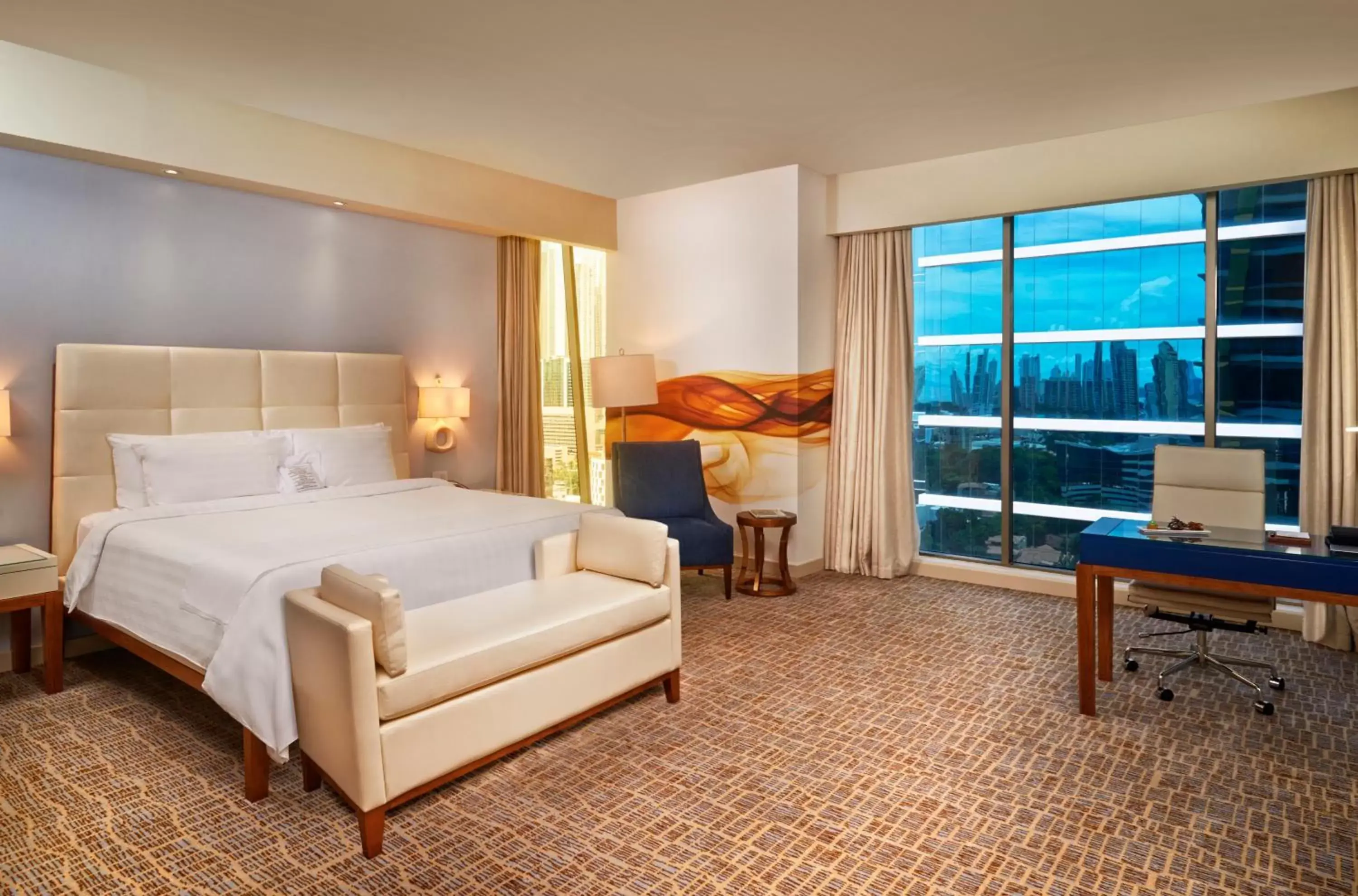 Bed in Global Hotel Panama Bed in Global Hotel Panama