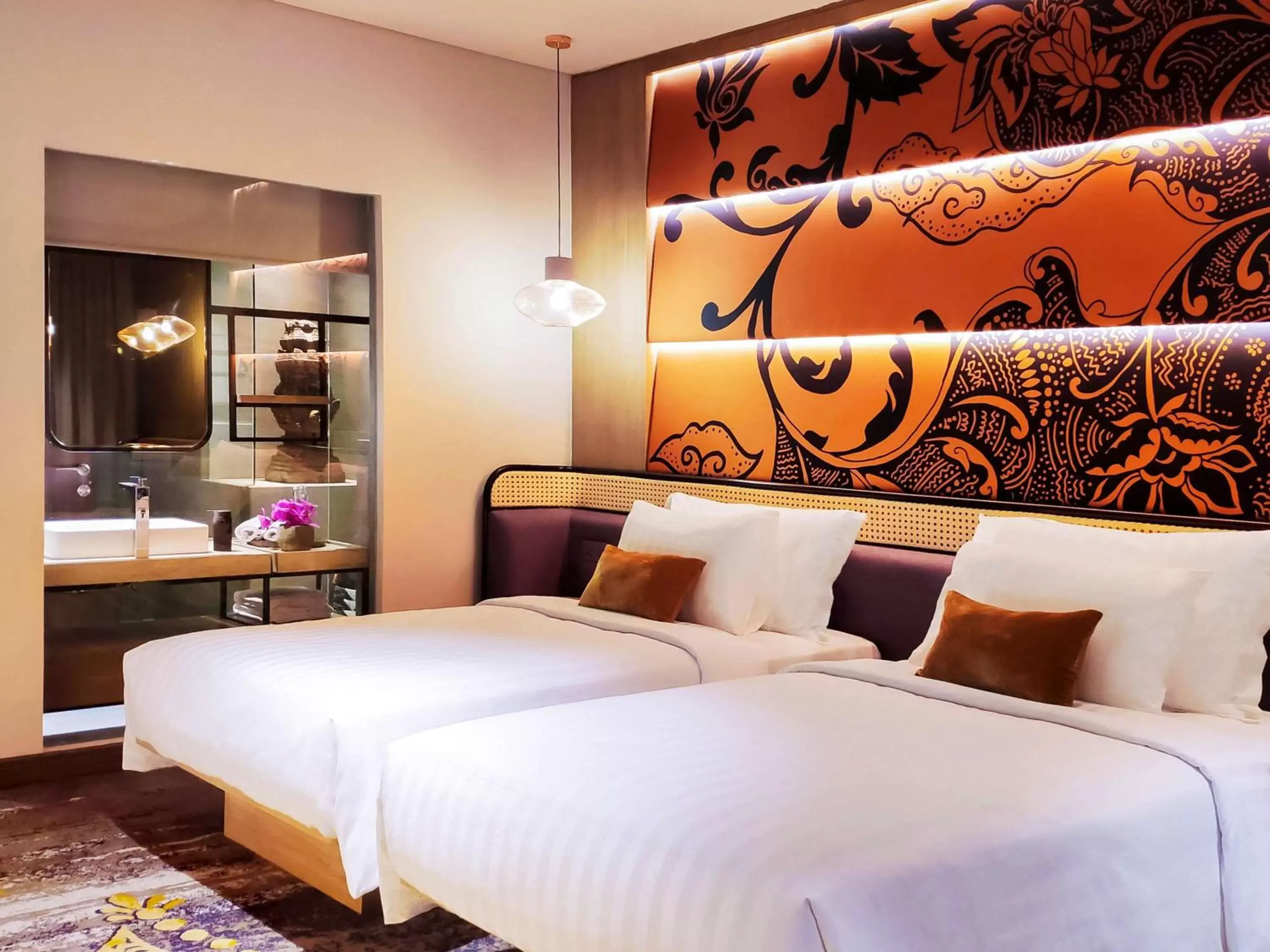 Bedroom, Bed in Grand Mercure Malang