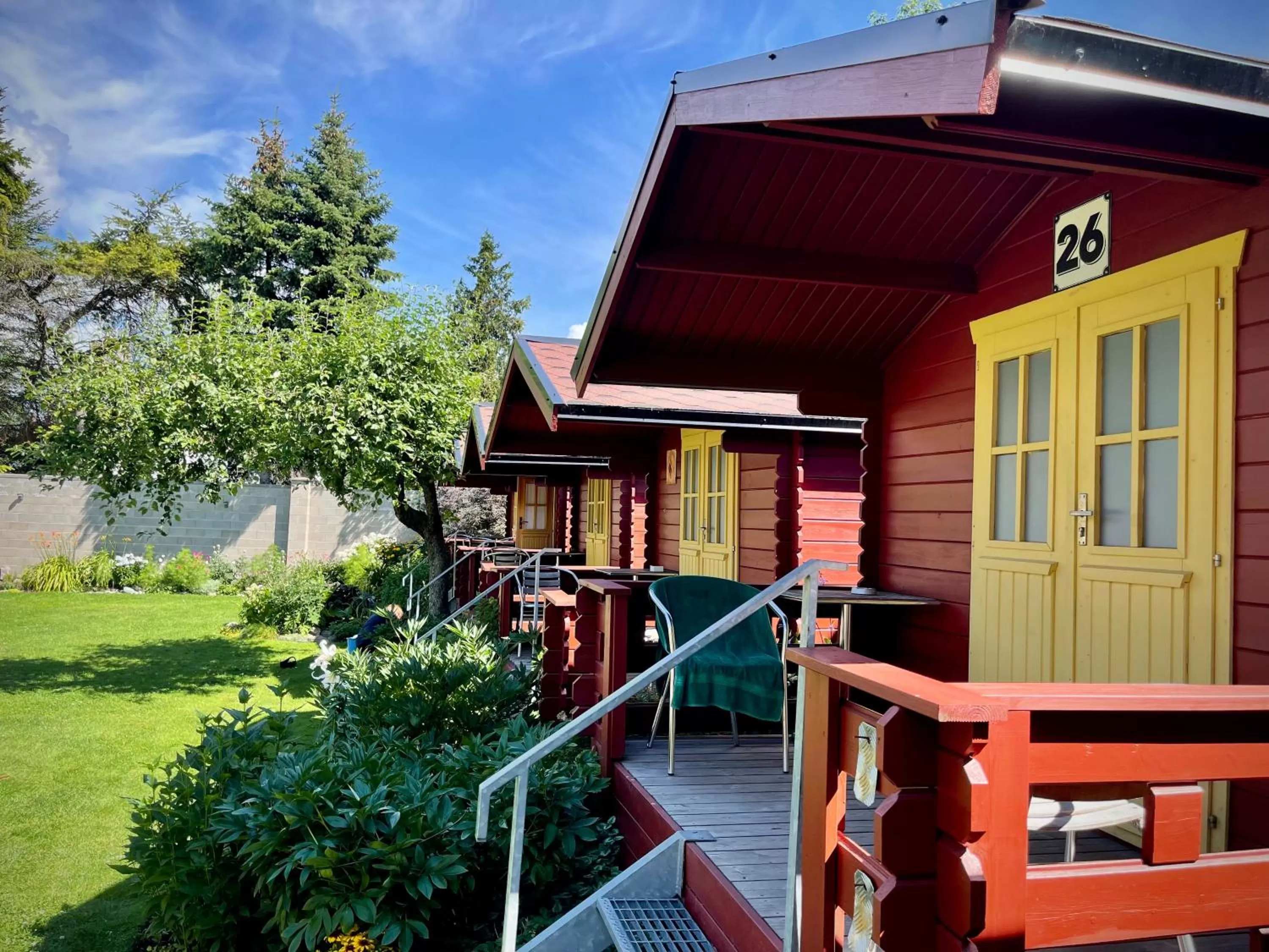 Garden in Aleksandri Guesthouse