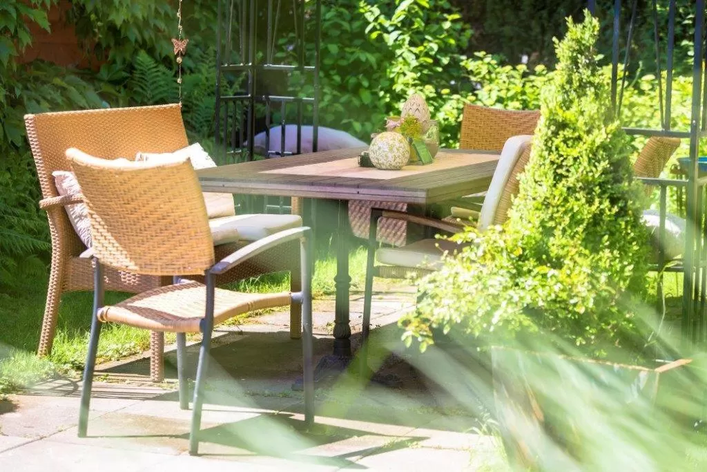 Patio in Hotel Garni Pölzl