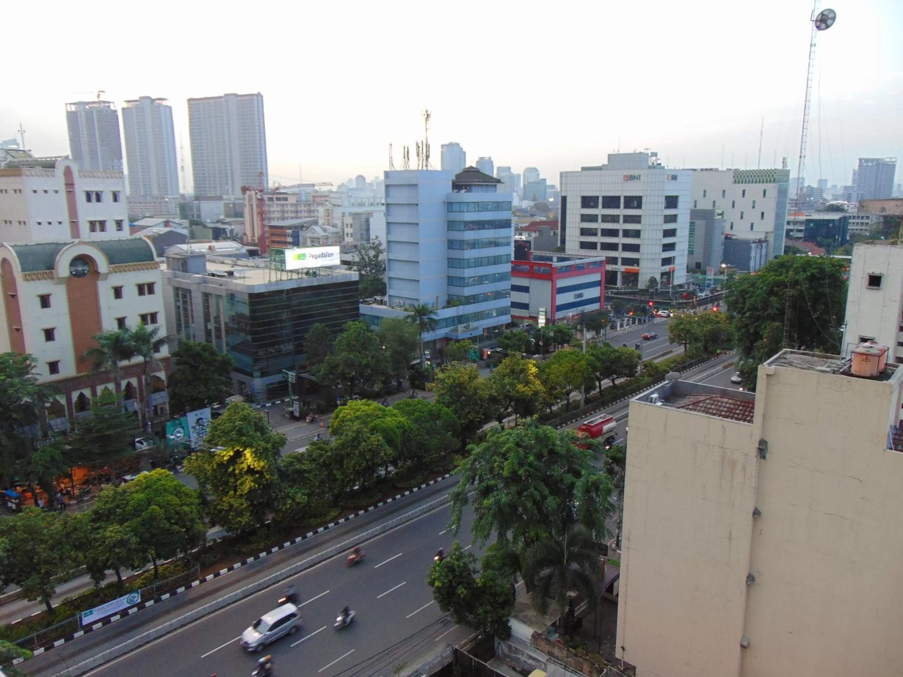 City view in MaxoneHotels at Kramat