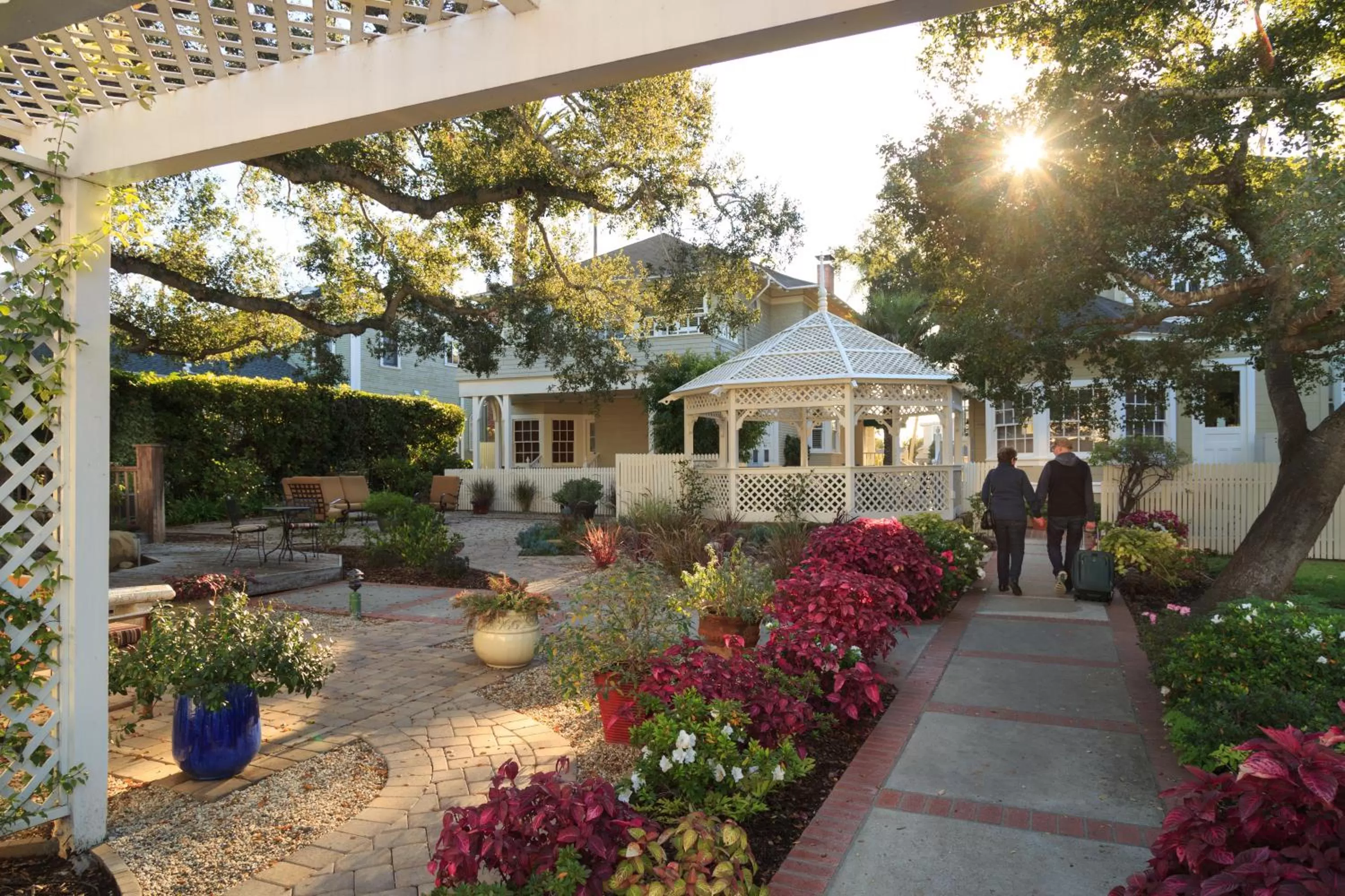 Garden in Cheshire Cat Inn & Cottages