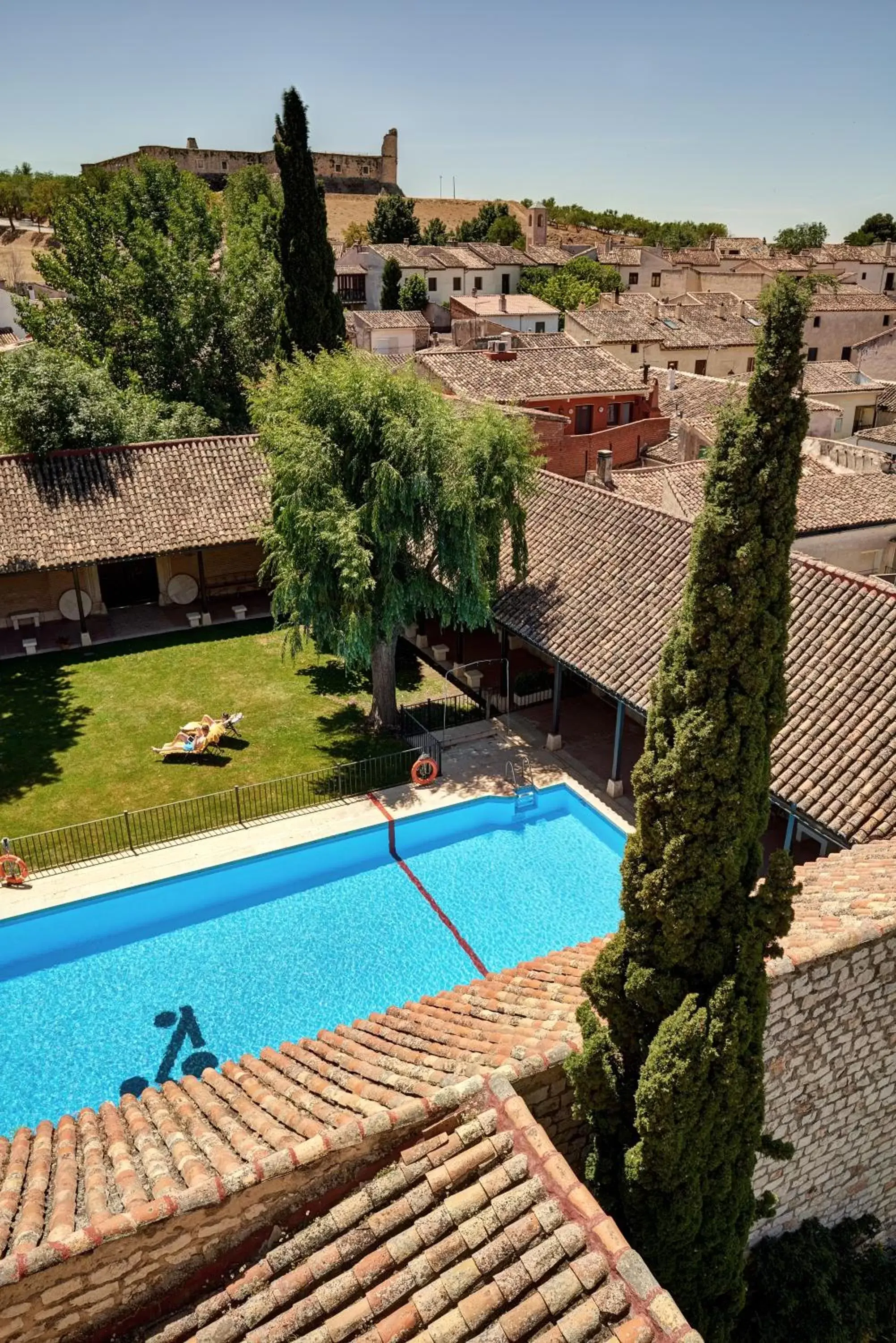 Swimming pool, Pool View in Parador de Chinchón