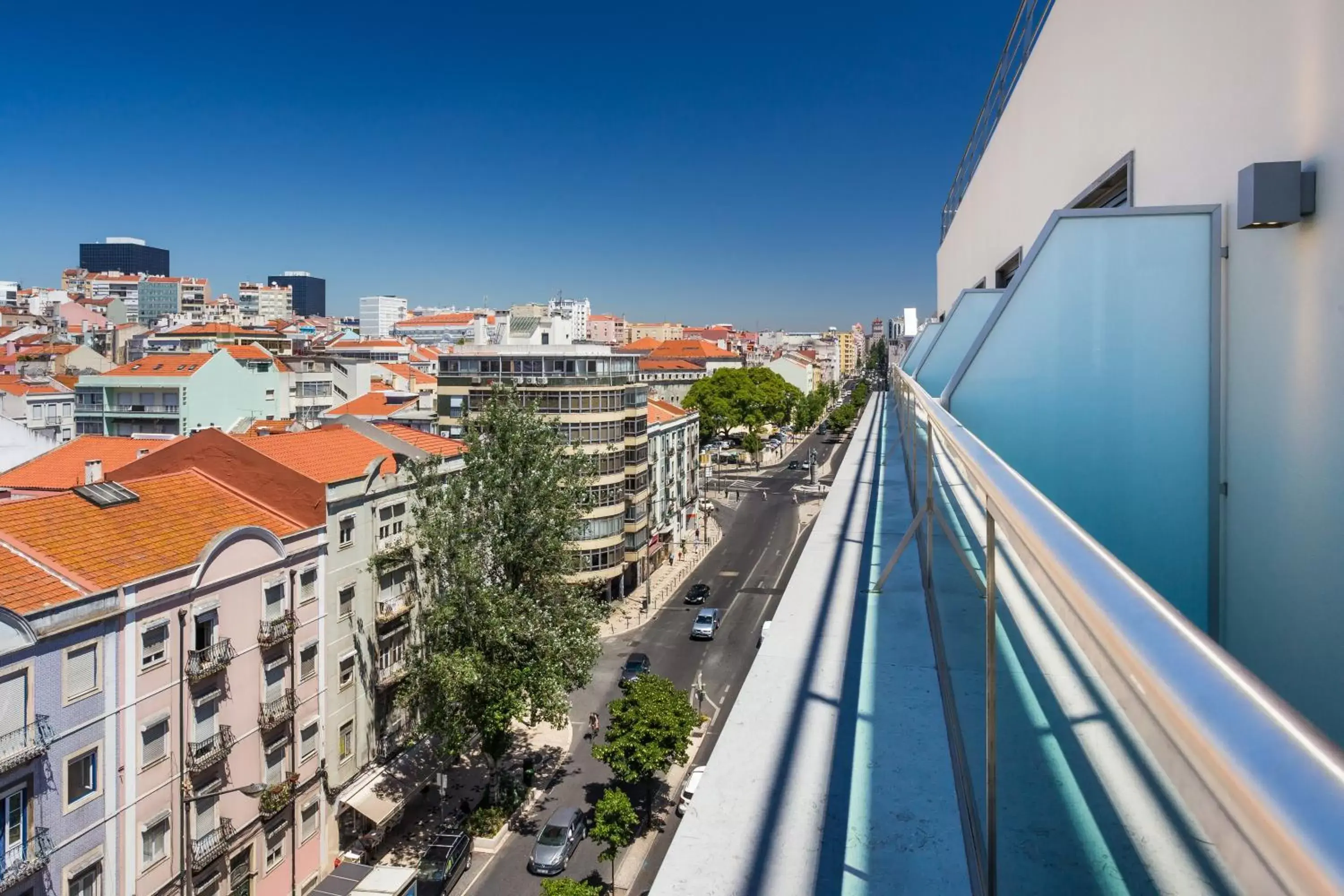 City view in Empire Lisbon Hotel