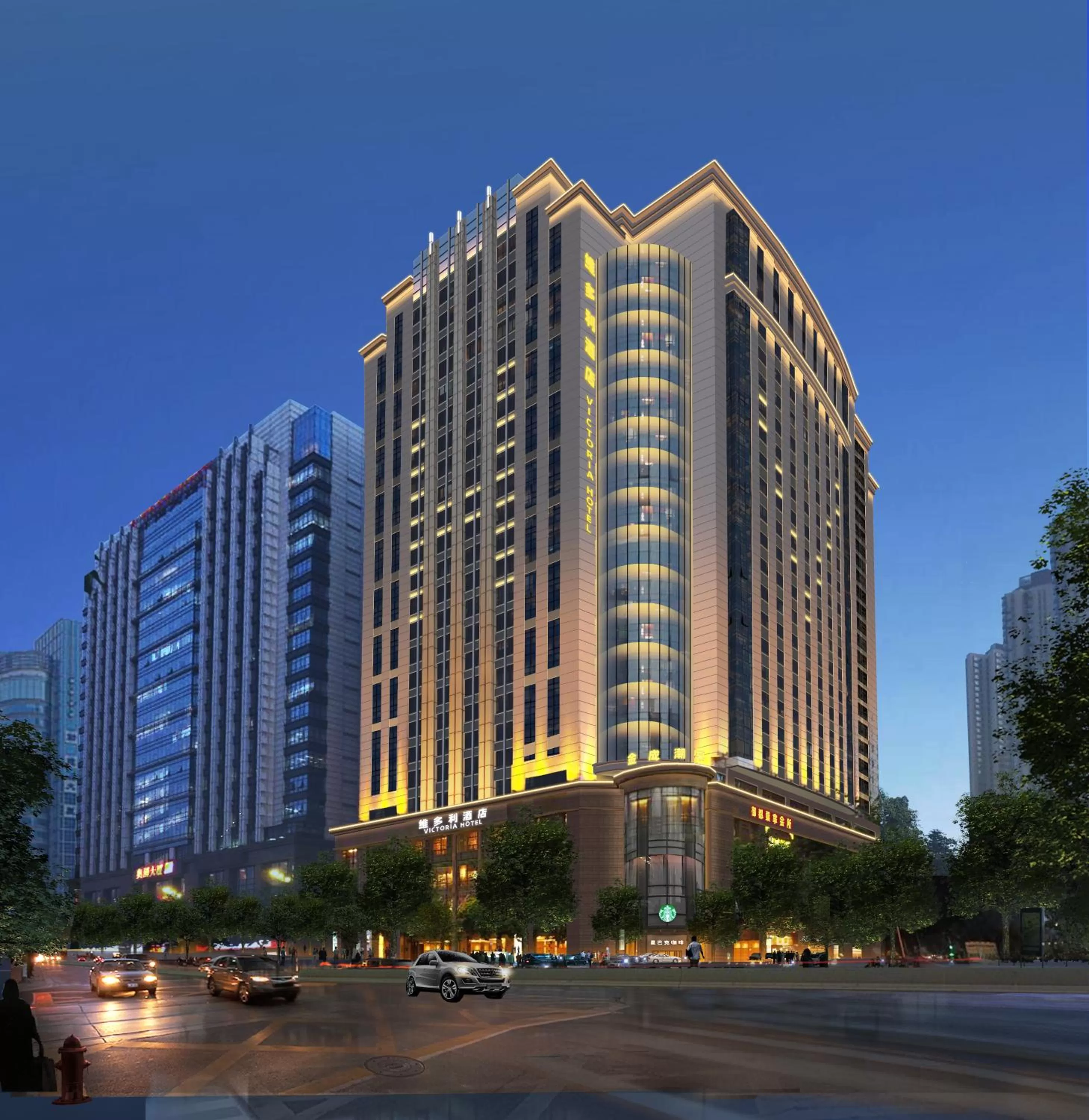 Property building in Victoria Hotel Guangzhou Zhujiang New Town