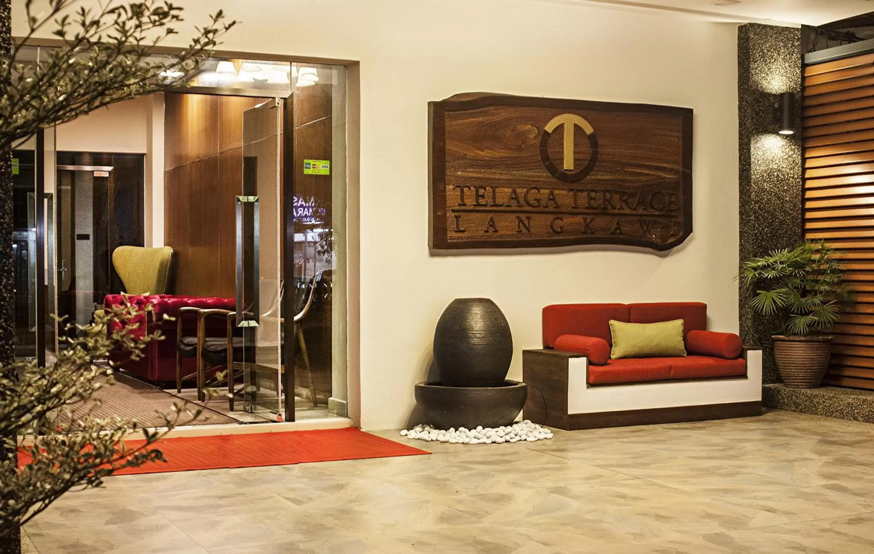 Facade/entrance, Lobby/Reception in Telaga Terrace Boutique Resort