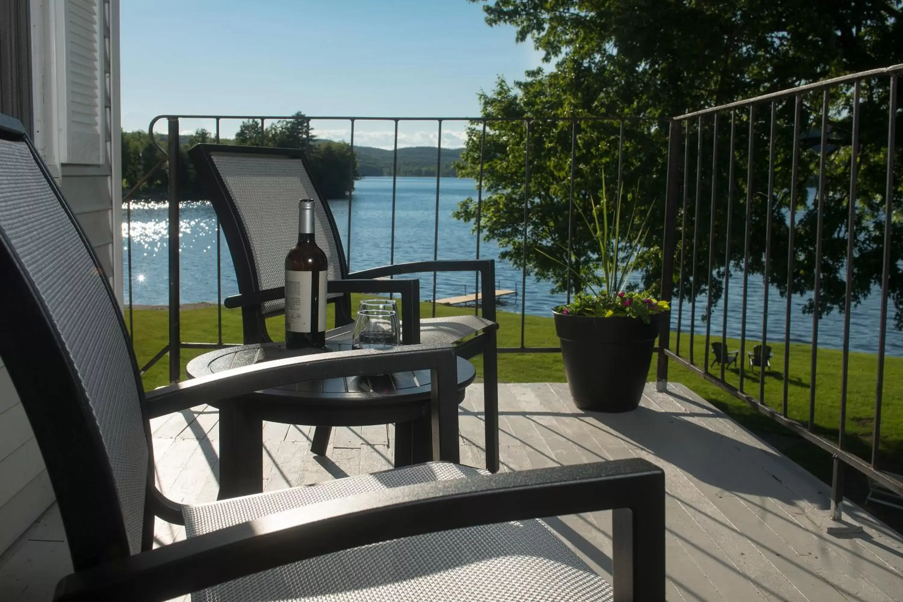 Balcony/Terrace in Lake Bomoseen Lodge