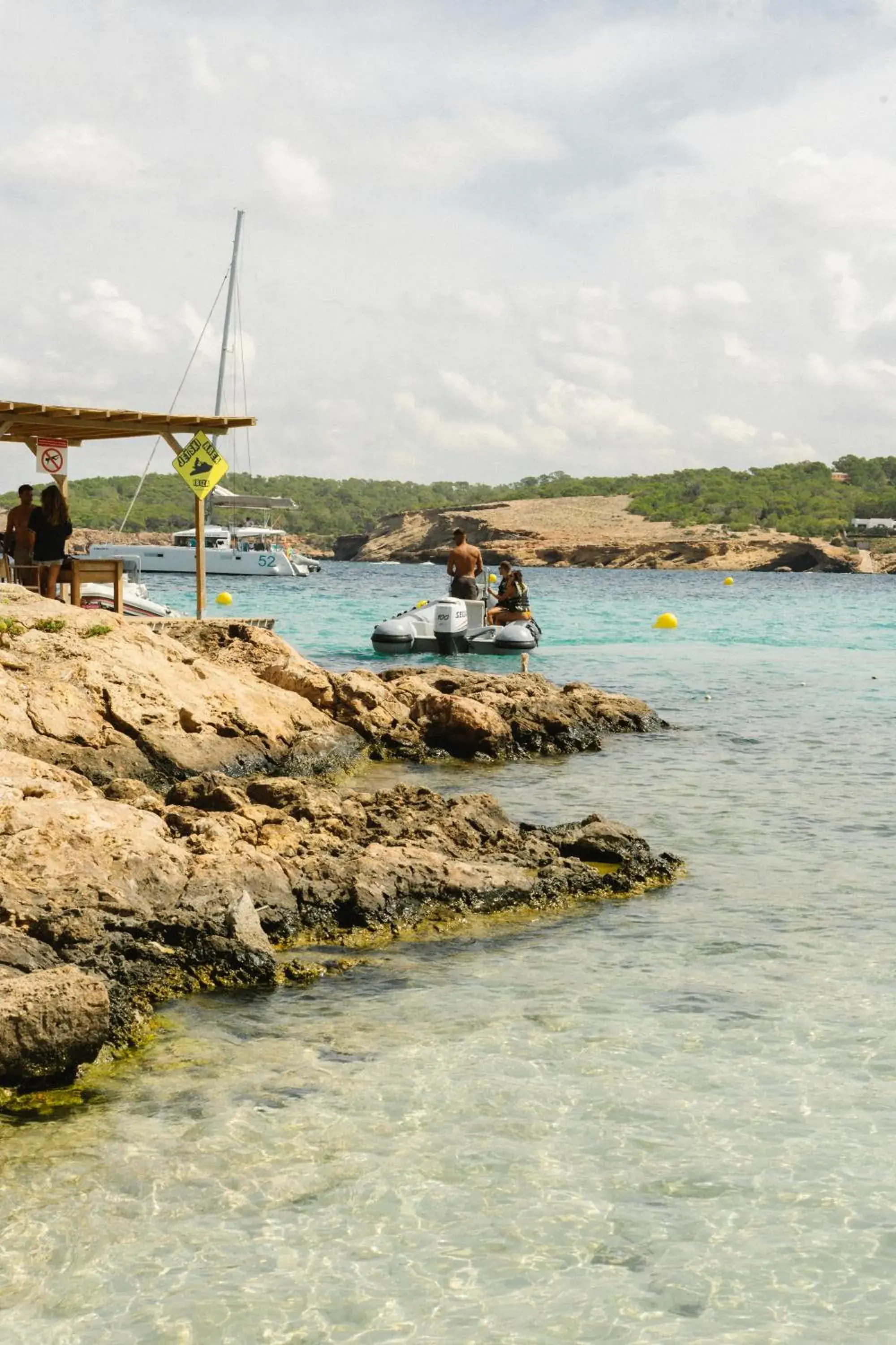 Beach in 7Pines Resort Ibiza