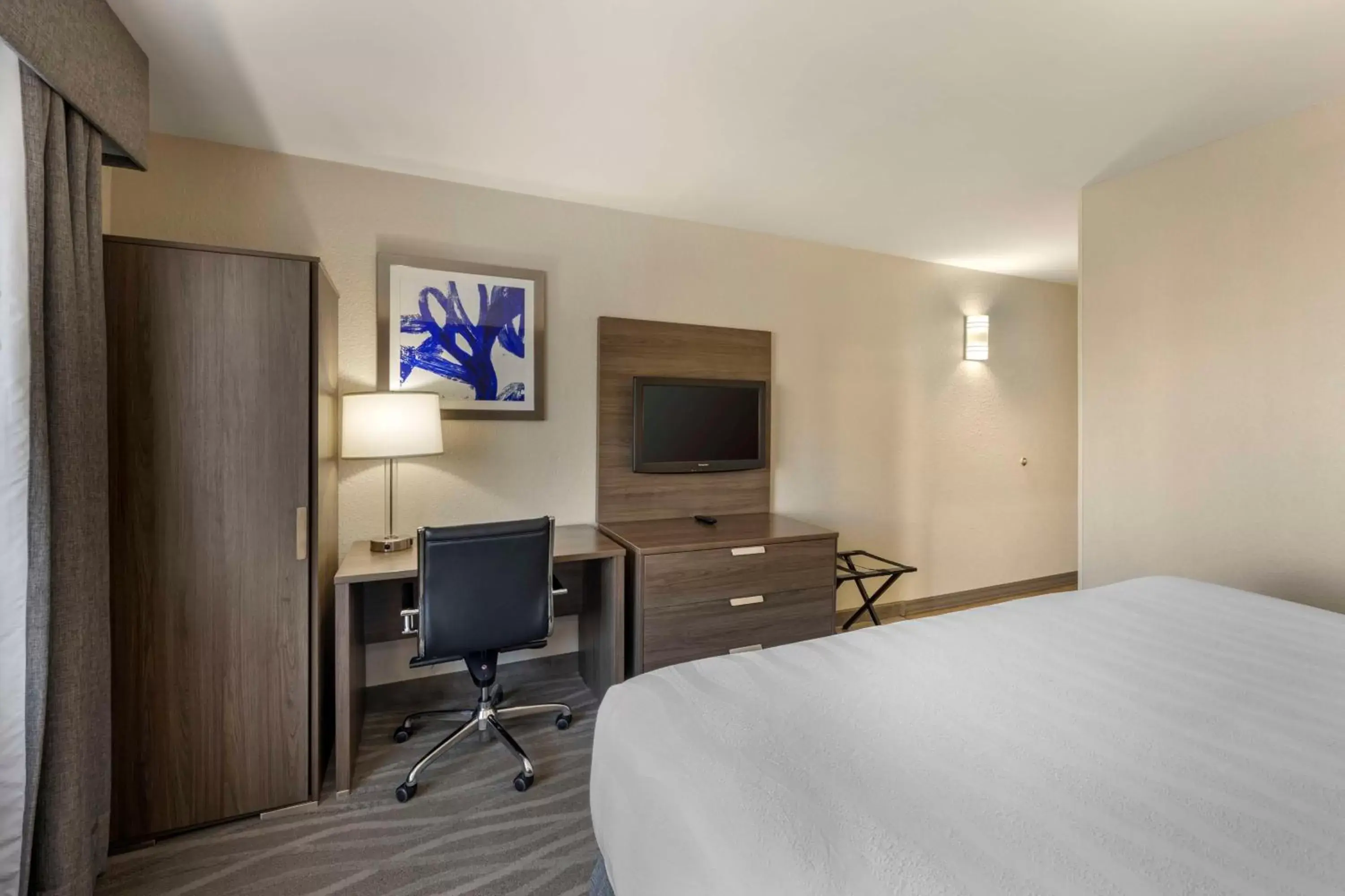 Bedroom, TV/Entertainment Center in Best Western Plus Nashville Airport Hotel - BNA