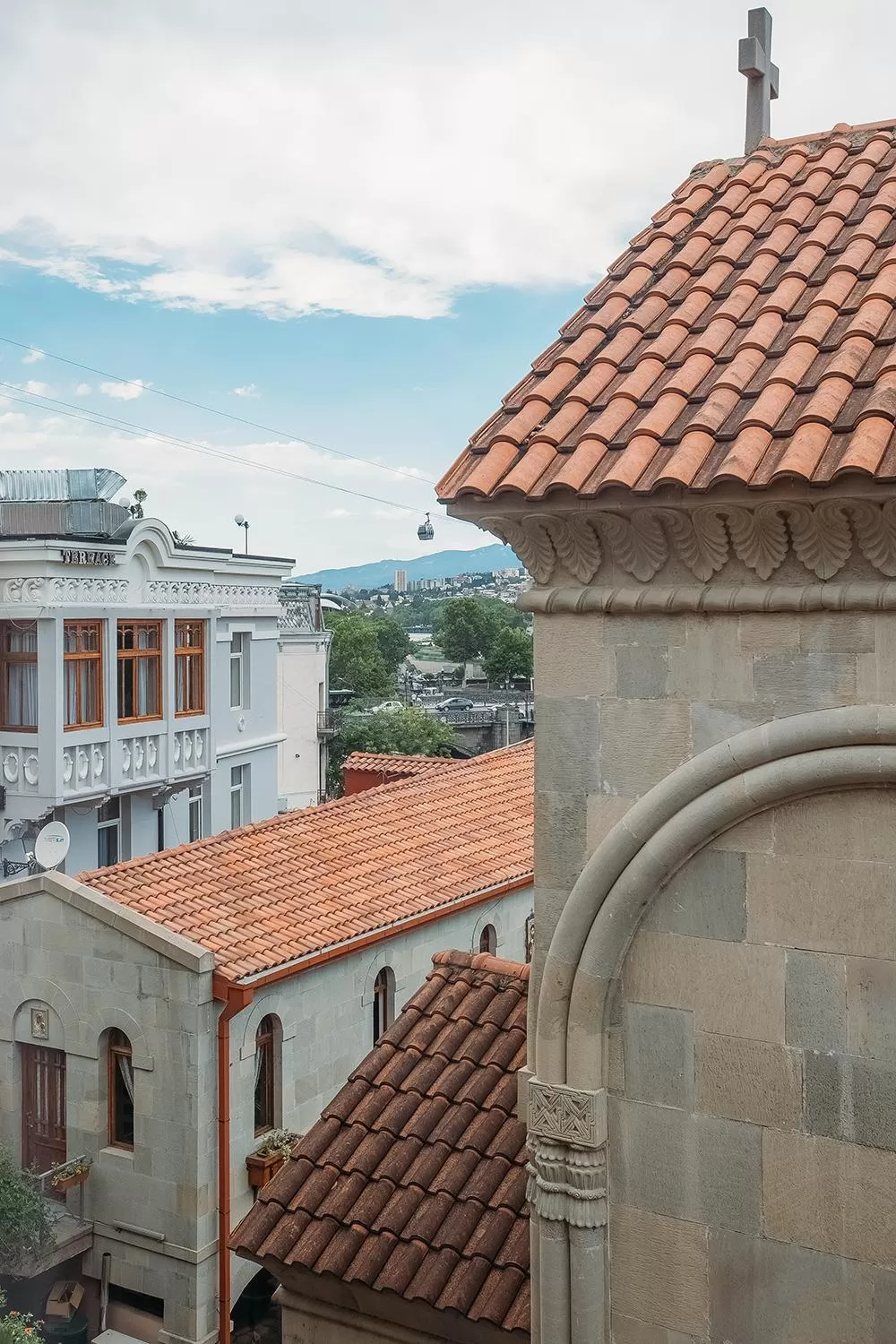 Property building in Hotel Aivani Old Tbilisi