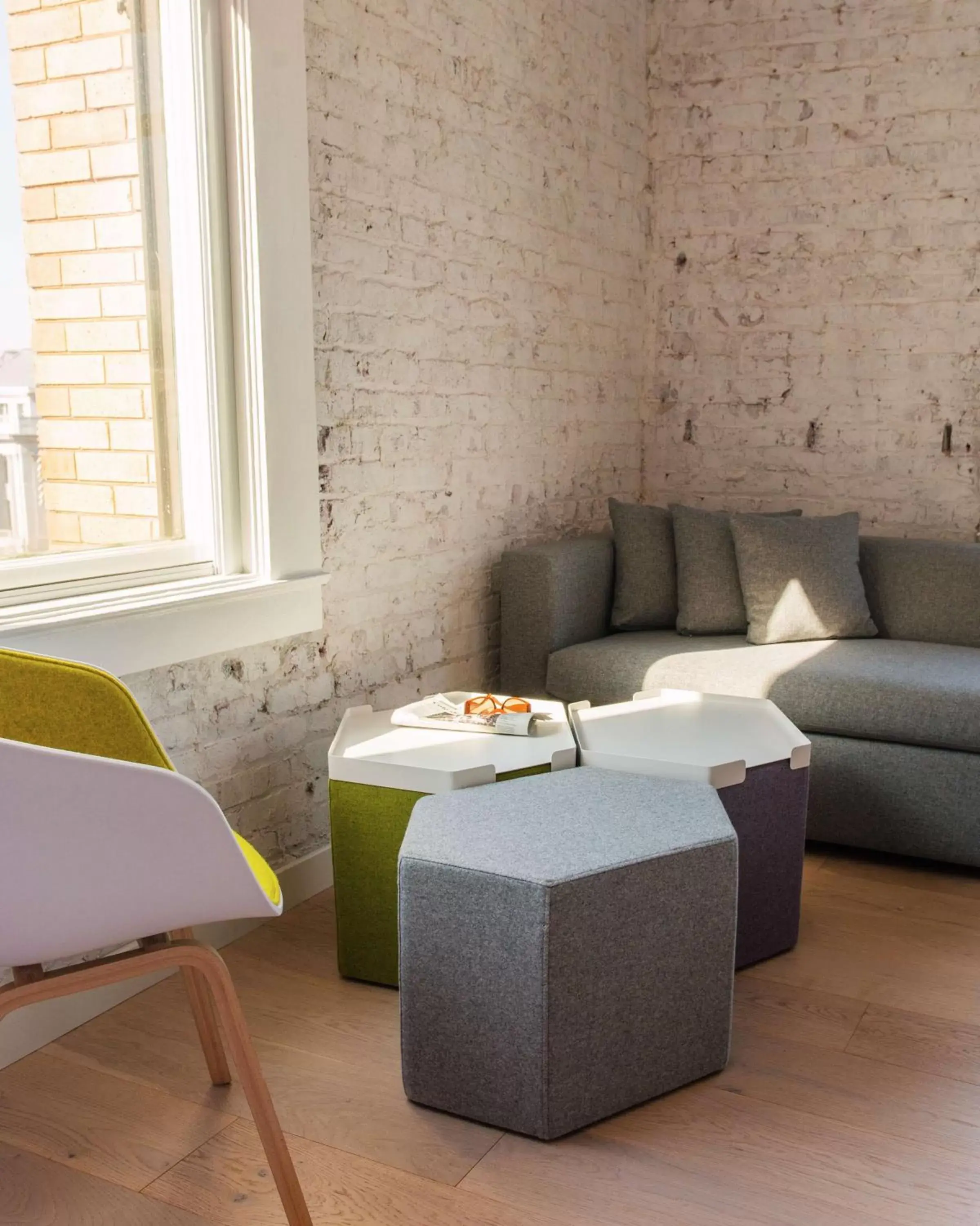 Photo of the whole room in Yotel San Francisco Photo of the whole room in Yotel San Francisco