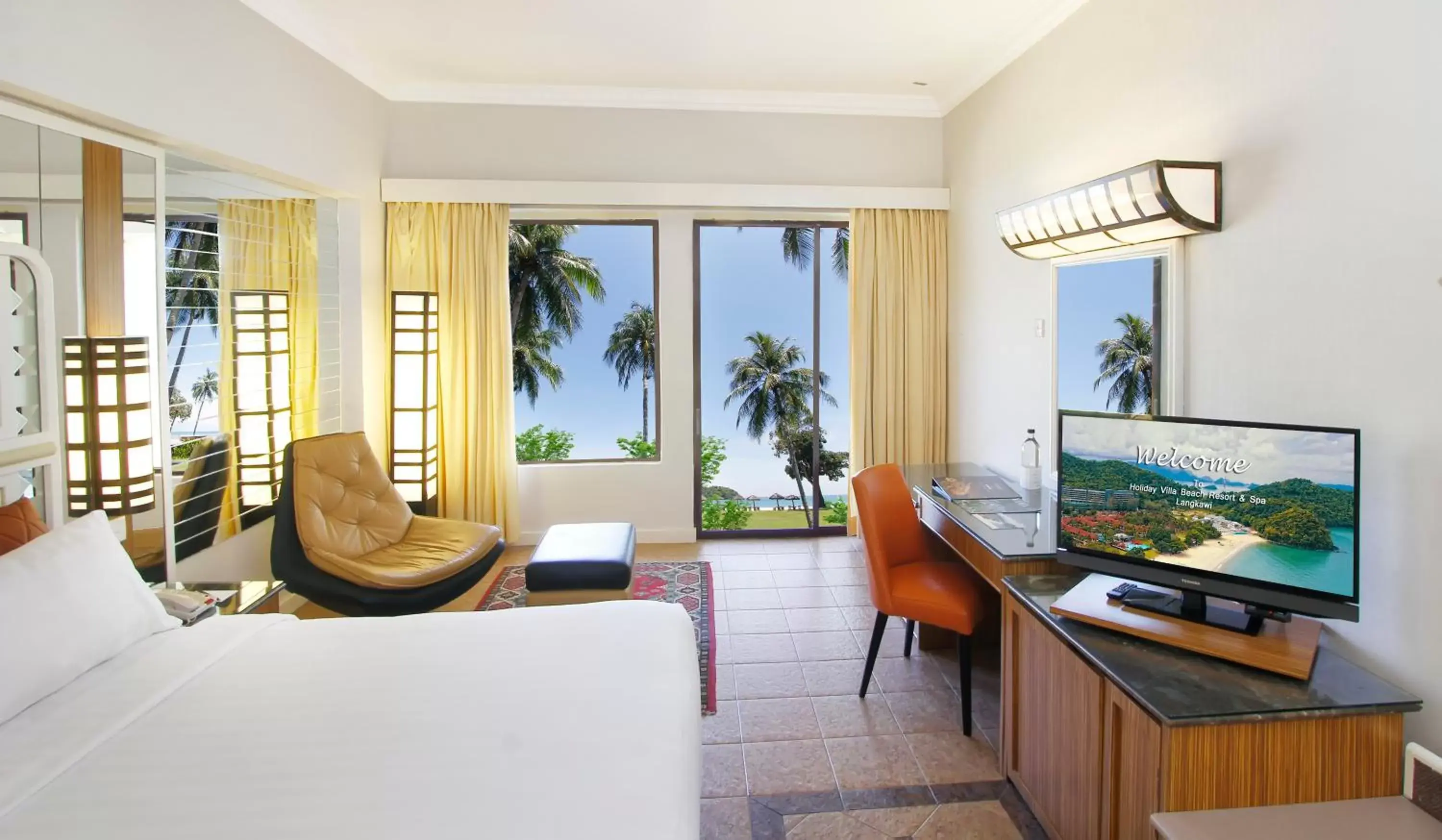 Bedroom, Seating Area in Holiday Villa Beach Resort & Spa Langkawi