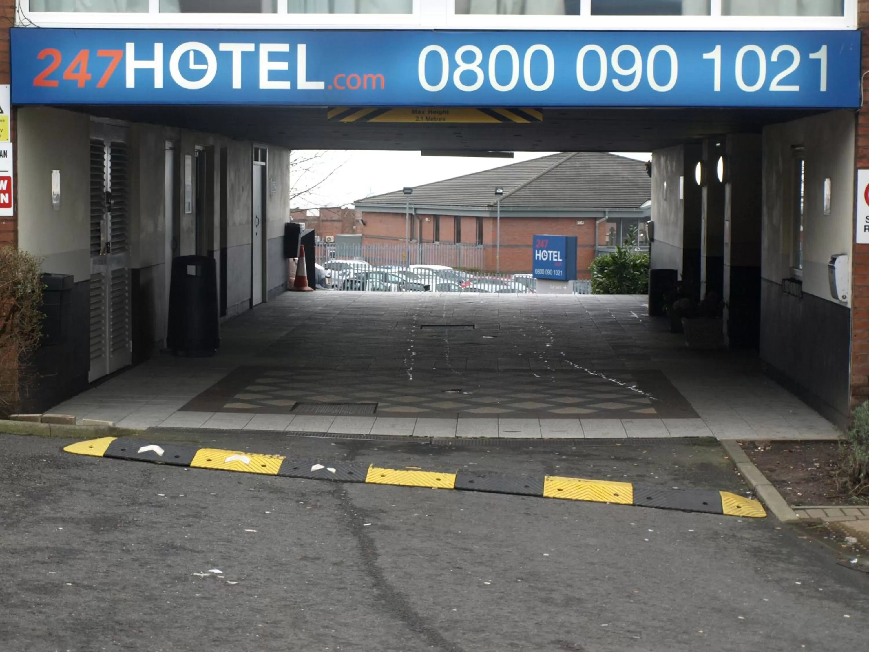 Facade/entrance in 247Hotel