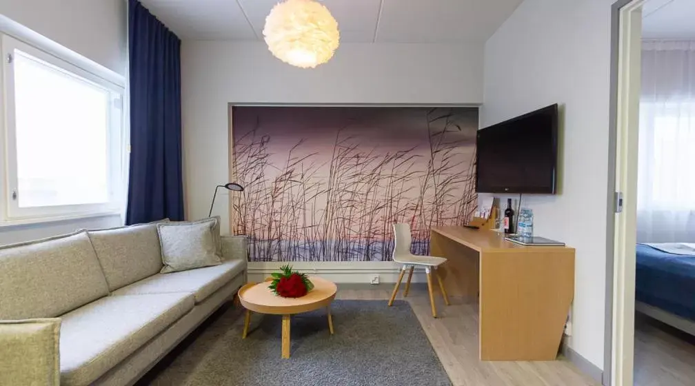 Living room, Bed in Original Sokos Hotel Lappee Living room, Bed in Original Sokos Hotel Lappee