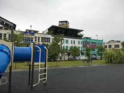 Children play ground, Property Building in Riverfront Boutique Hotel