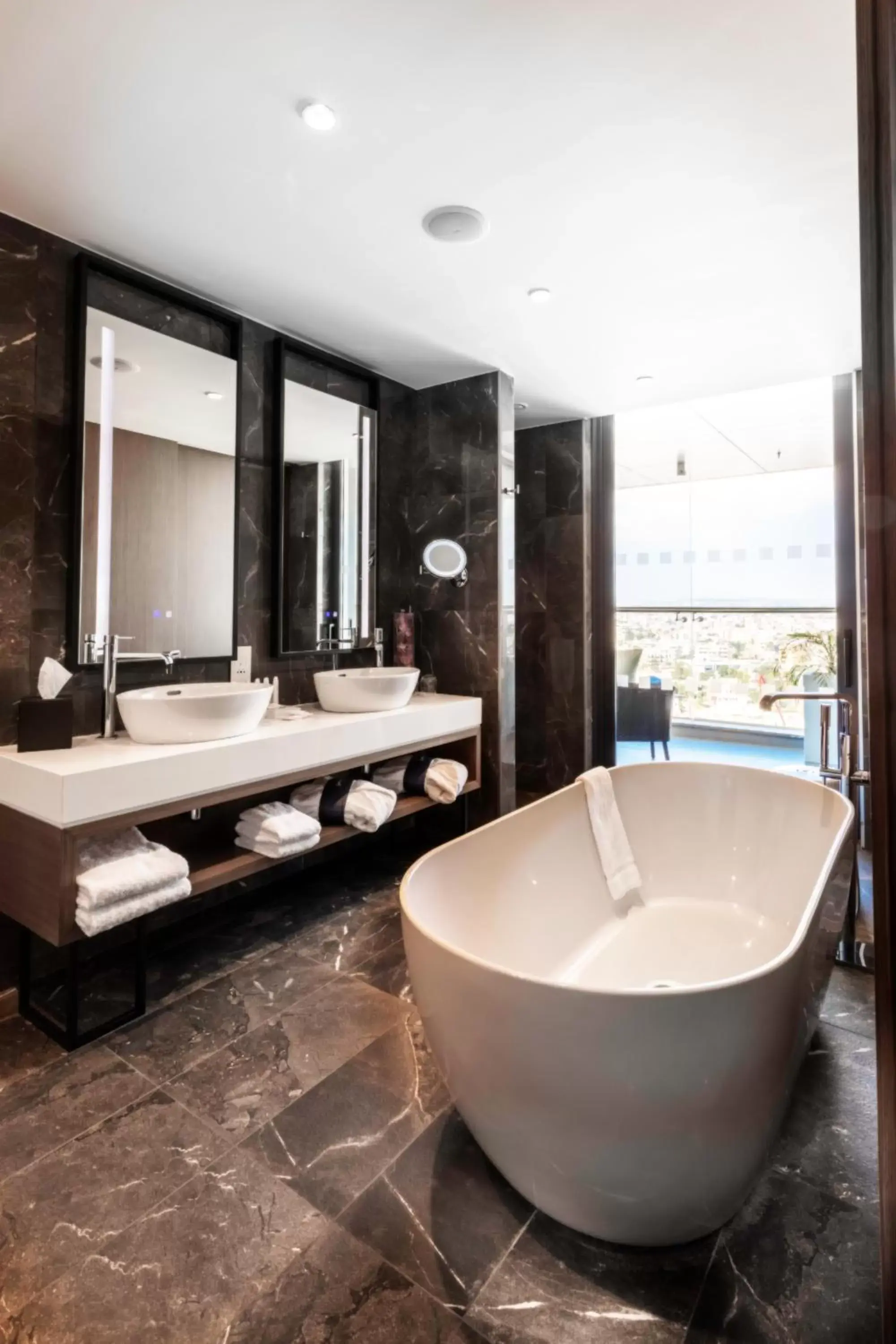 Shower, Bathroom in Radisson Blu Hotel, Larnaca