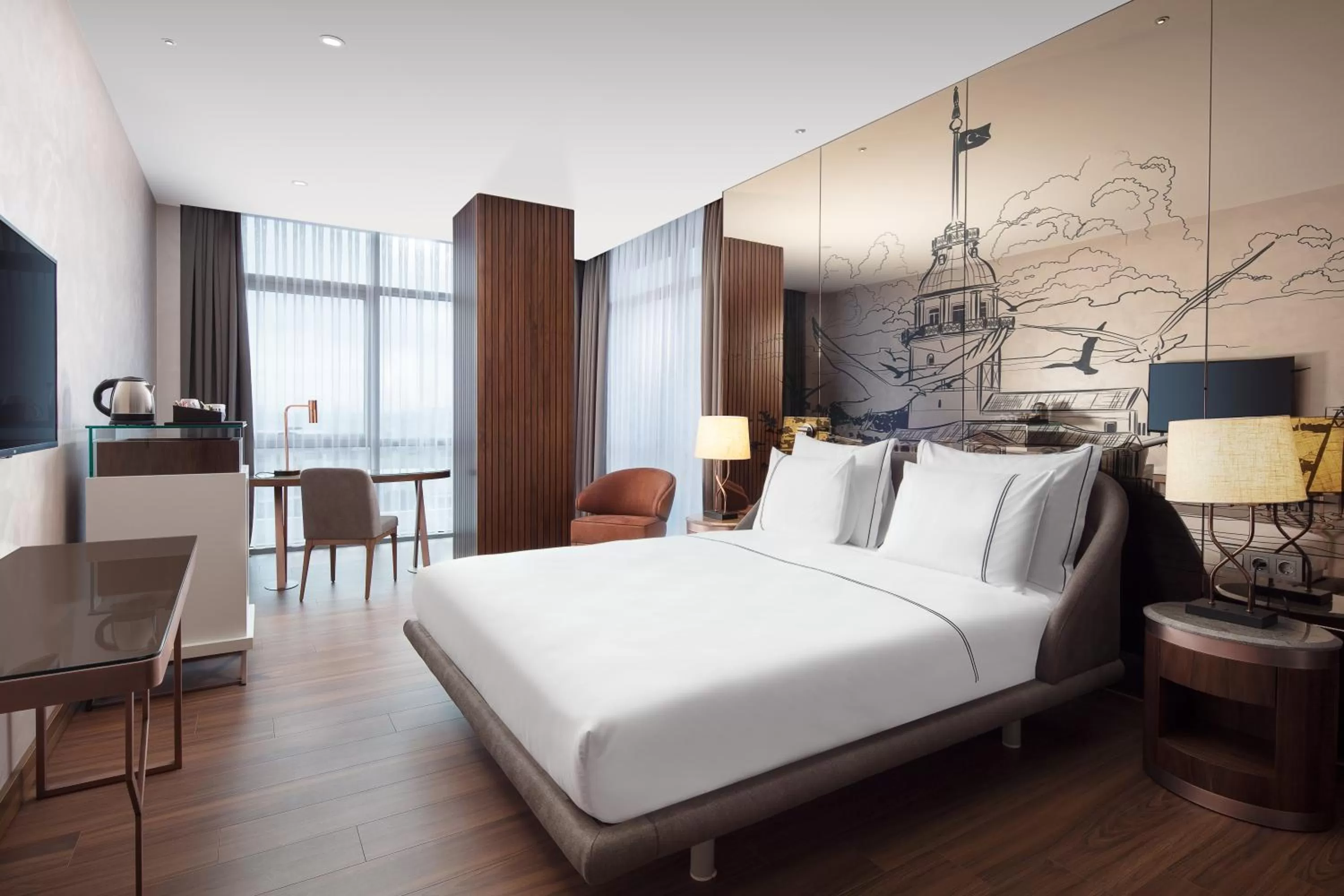 Bedroom, Bed in Lionel Hotel Istanbul