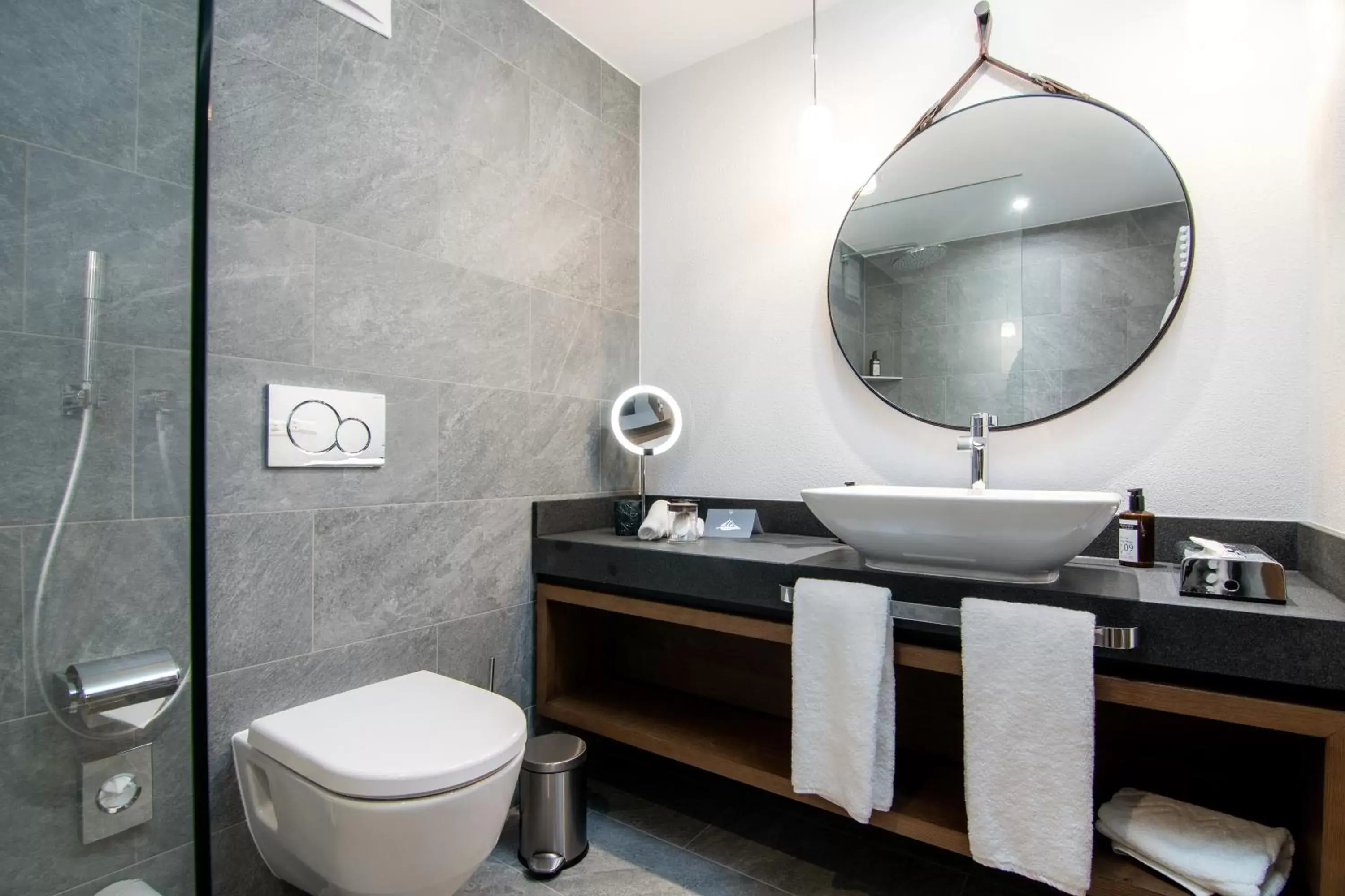 Bathroom in Walliserhof Grand-Hotel & Spa Relais & Châteaux