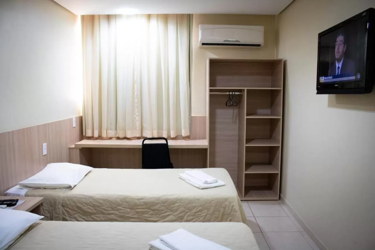 Bed in Arrey Fórmula Hotel - Uruçuí