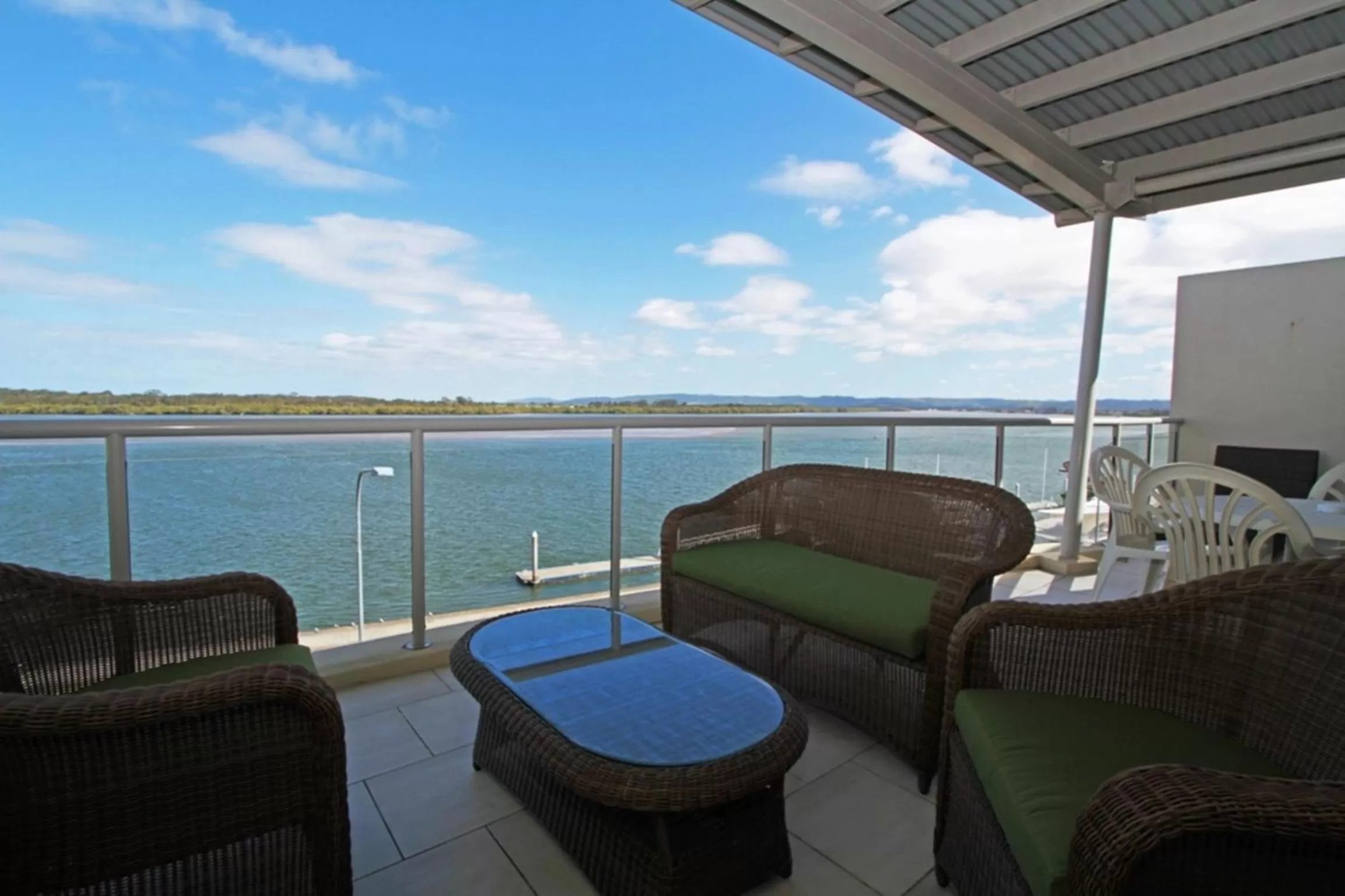 River view in Riverside Holiday Apartments