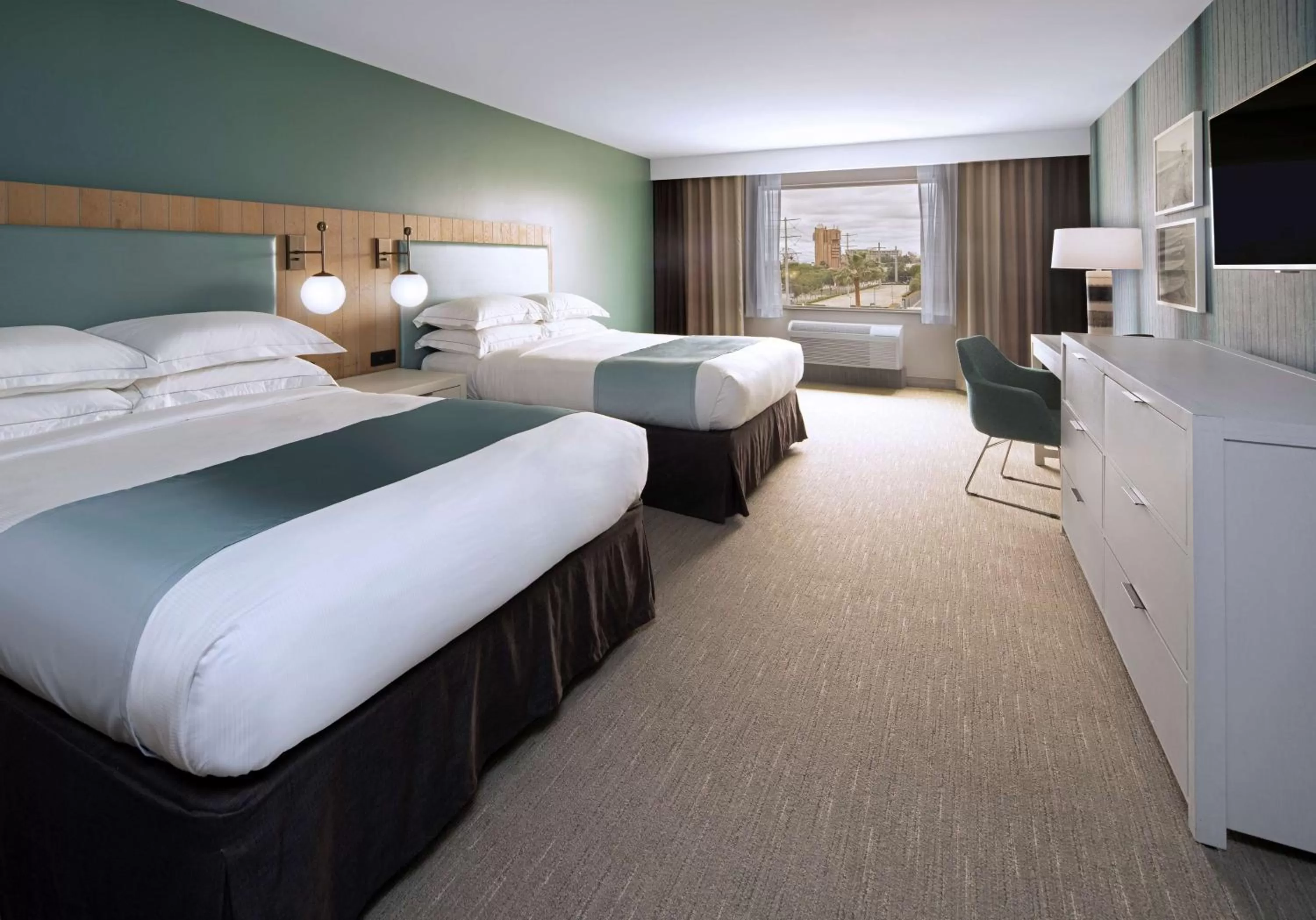 Bedroom, Bed in SunCoast Hotel Anaheim, Tapestry Collection by Hilton