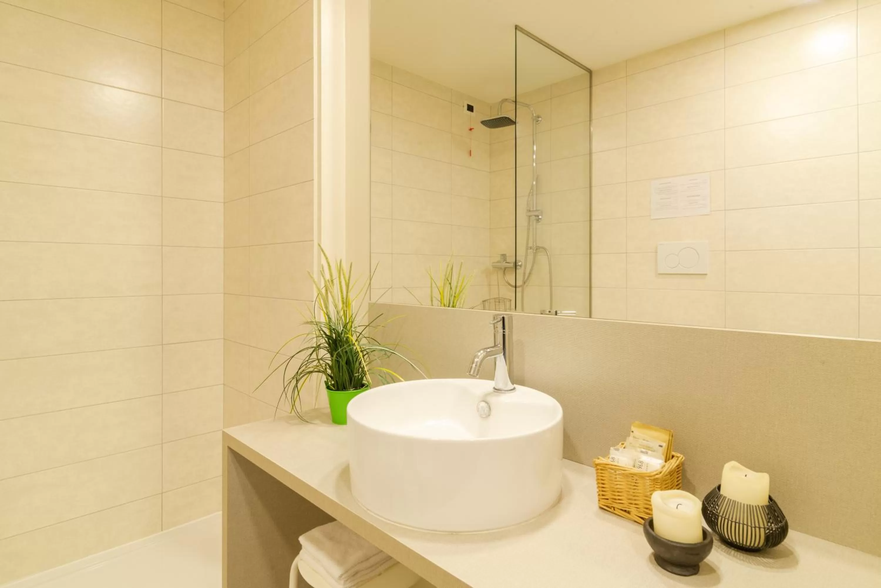 Bathroom in Stampa 1968 Hotel e Ristorante