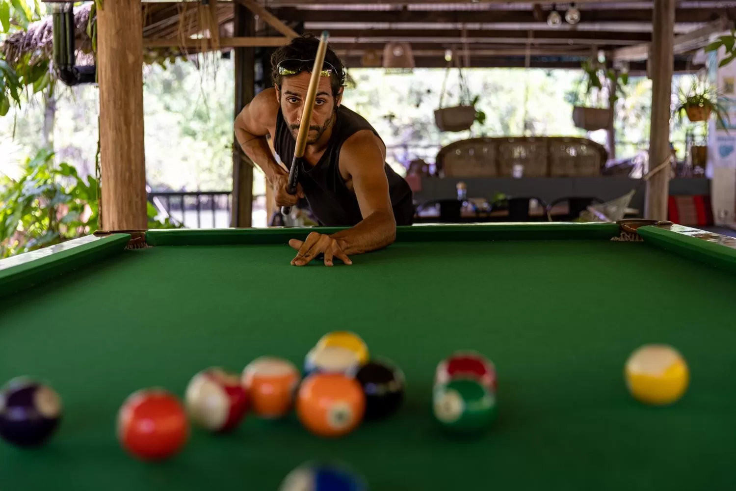 Billiard in Kampot Cabana